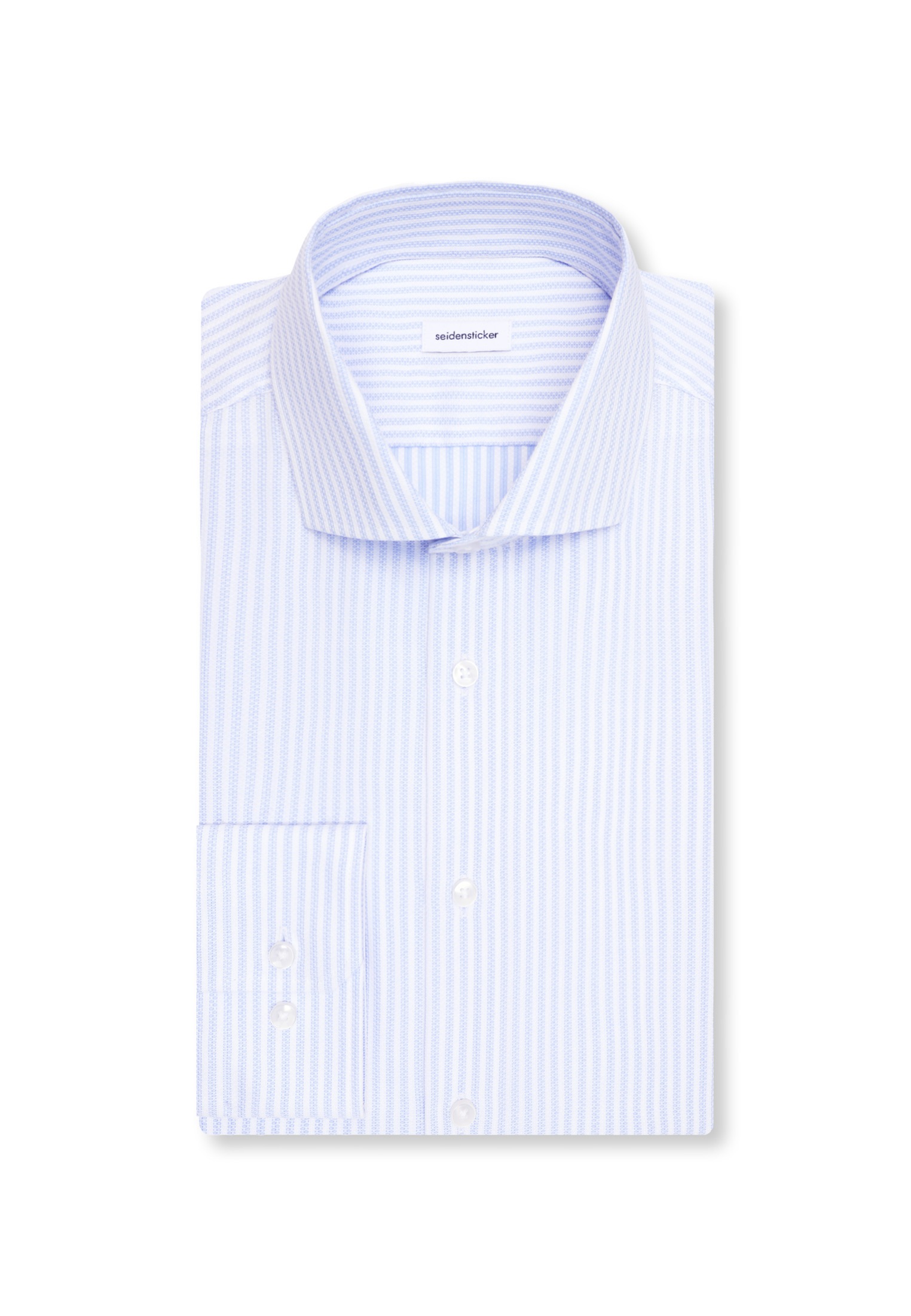 seidensticker Businesshemd »Schwarze Rose« Slim 1/1 Kentkragen Gestreift