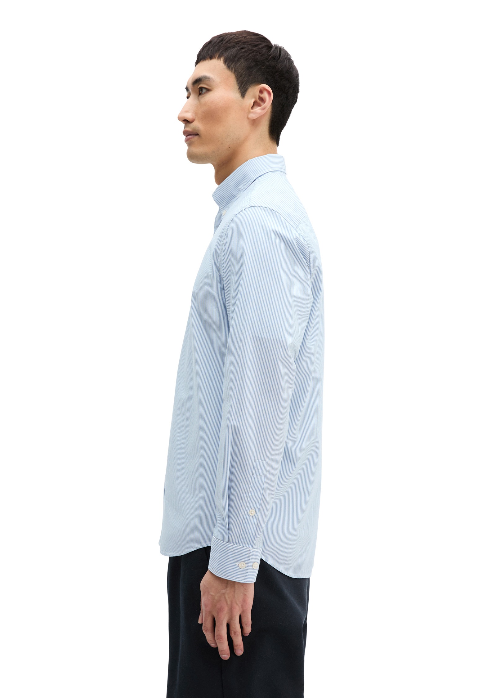 Marc O'Polo Langarmhemd »aus Bio-Baumwoll-Popeline«