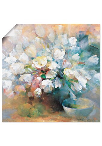 Artland Wandbild »Strahlend weiße Tulpen I«, Blumen, (1 St.), in vielen Größen &... kaufen