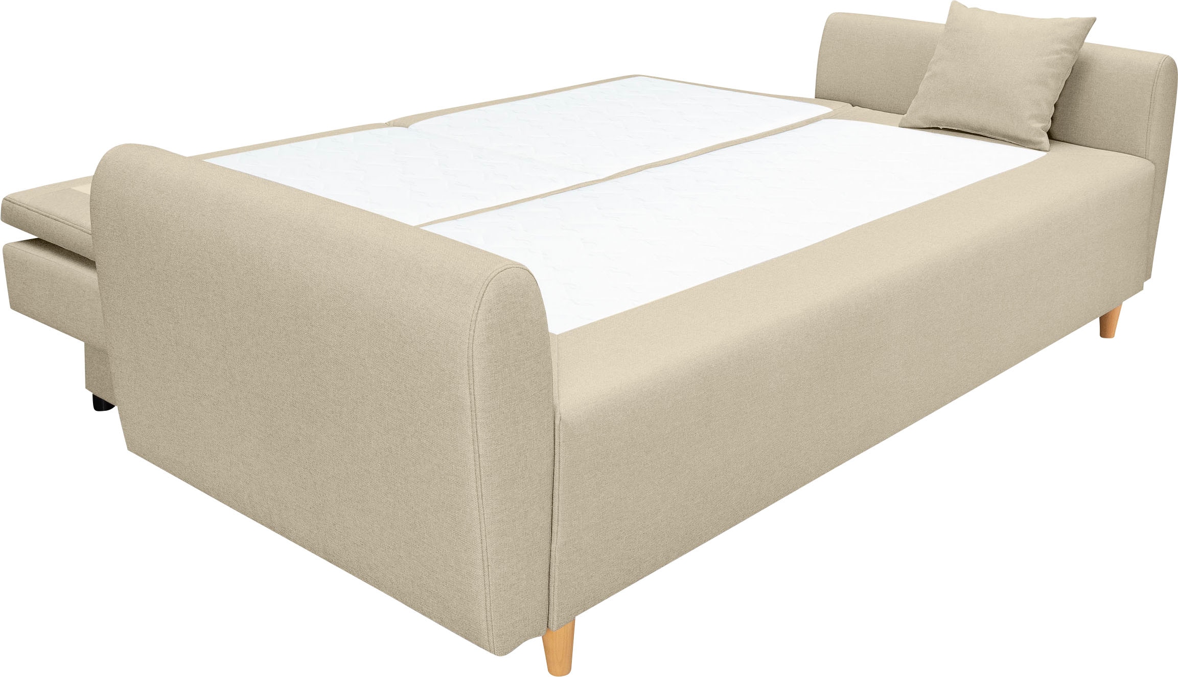INOSIGN Schlafsofa »Anika«, mit Boxspringaufbau, Bettfunktion & Bettkasten, Dauerschlafsofa