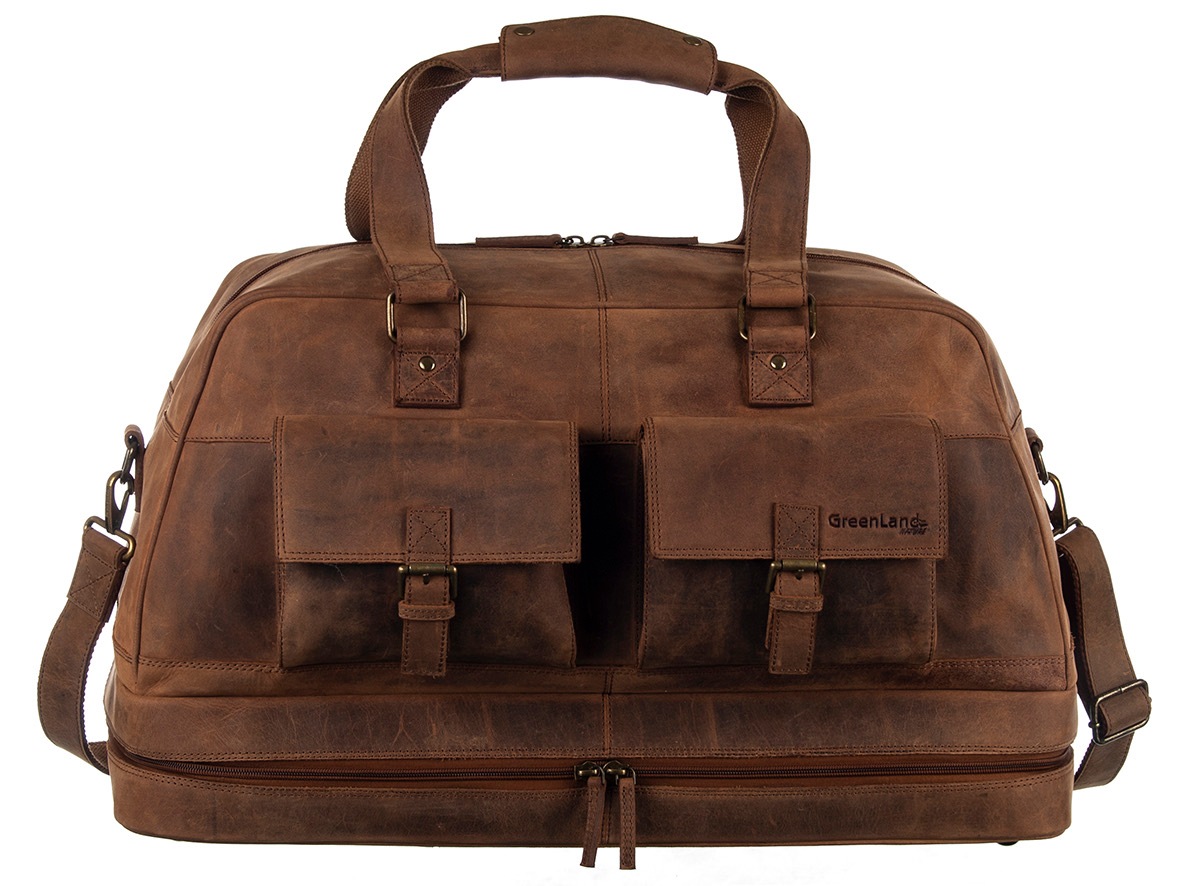 GreenLand Nature Weekender »Montenegro«, aus Leder im Used Look kaufen