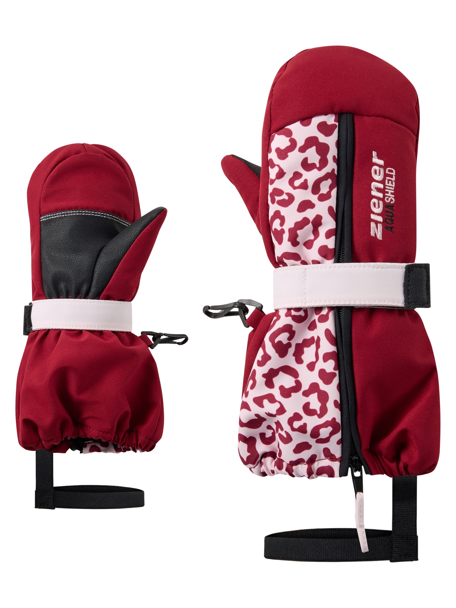 Ziener Fäustlinge »LADINI-Z AQUASHIELD® KINDER« warm, wasserdicht, windddicht, atmungsaktiv, lange Stulpe