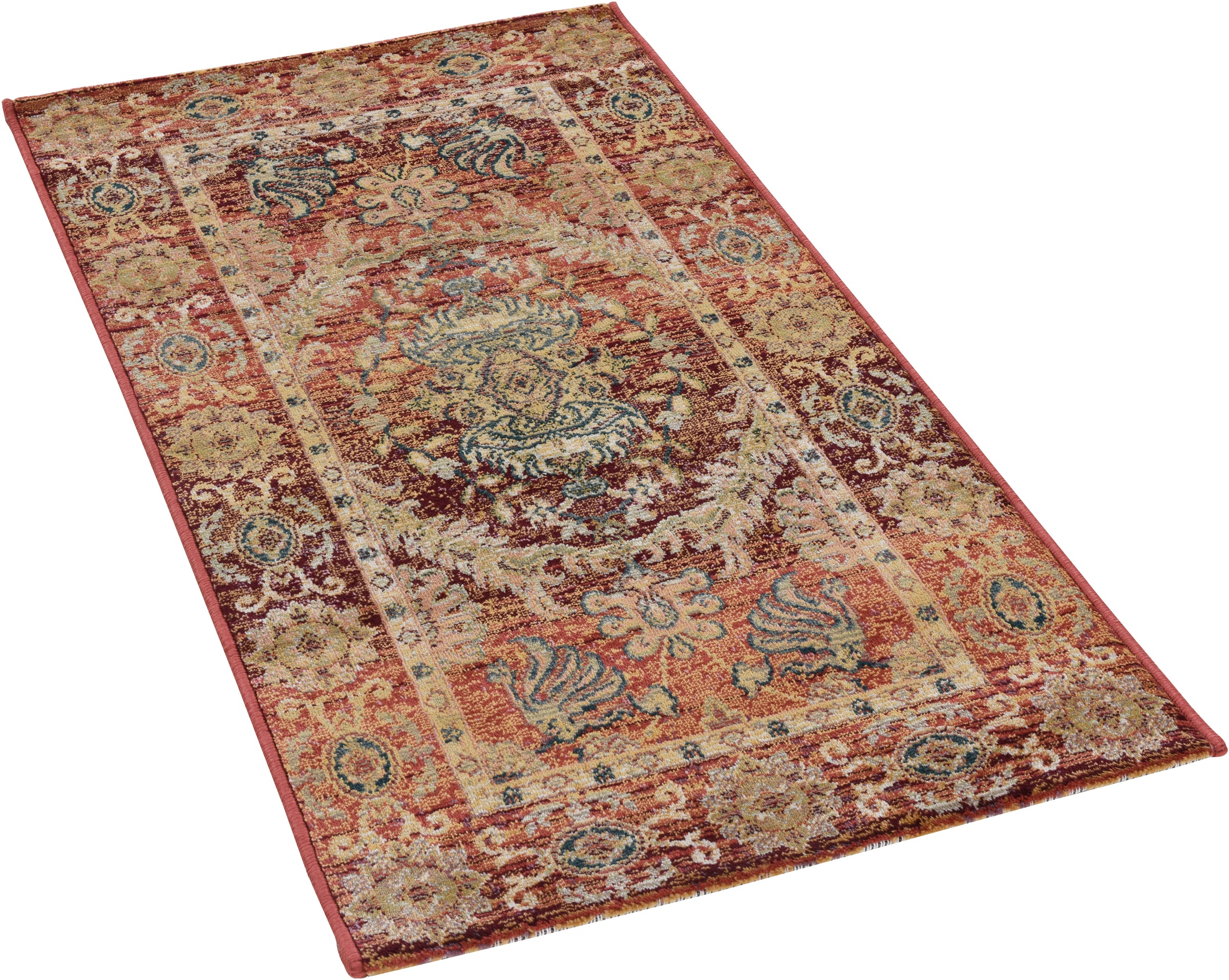 THEKO Teppich »Gabiro 3070«, rechteckig, 10 mm Höhe, Kurzflor, klassisches Design, ideal im Wohnzimmer & Schlafzimmer