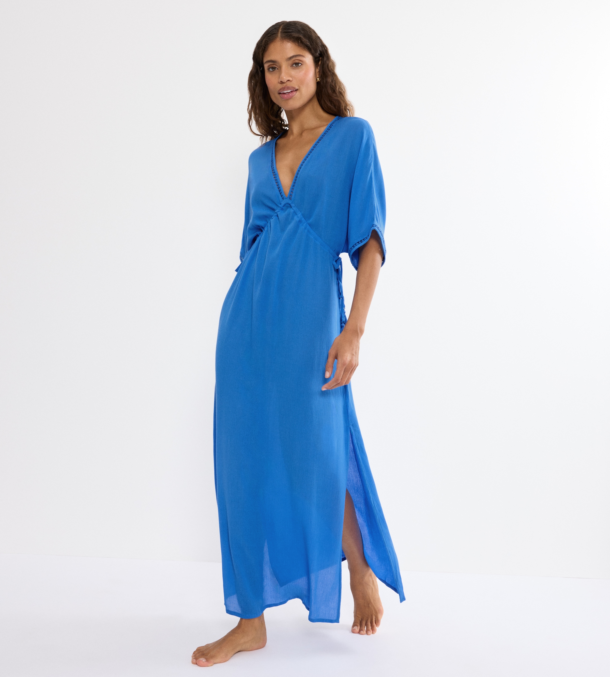 Triumph Strandkleid mit tiefem V-Ausschnitt und halb langem Arm günstig online kaufen