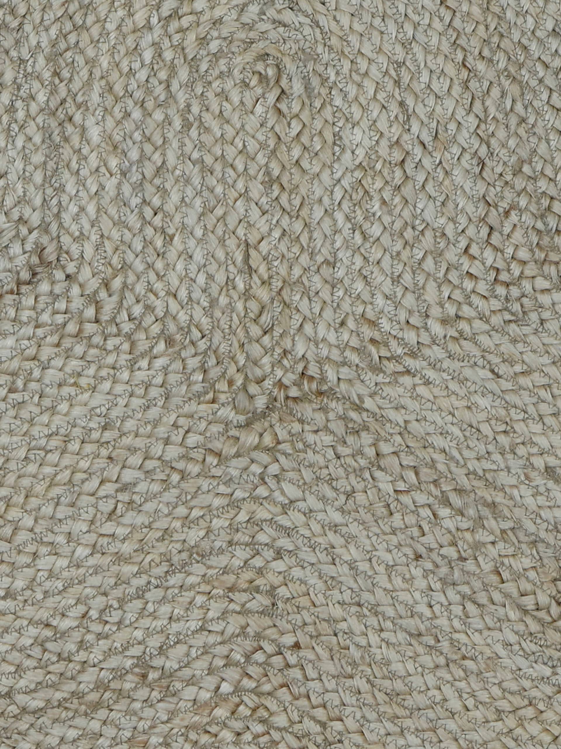 carpetfine Teppich »Alia Juteteppich«, wolkenförmig, 10 mm Höhe, handgewebt aus Jute, Naturteppich, Sonderform blau, Boho Style, uni