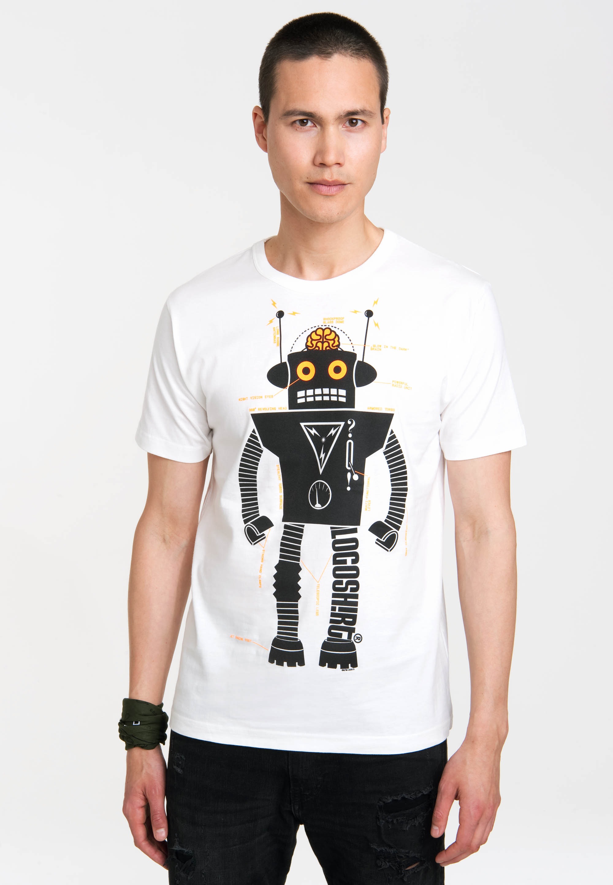 für BAUR Roboter-Print ▷ Logoshirt LOGOSHIRT T-Shirt mit Logo«, »Roboter |