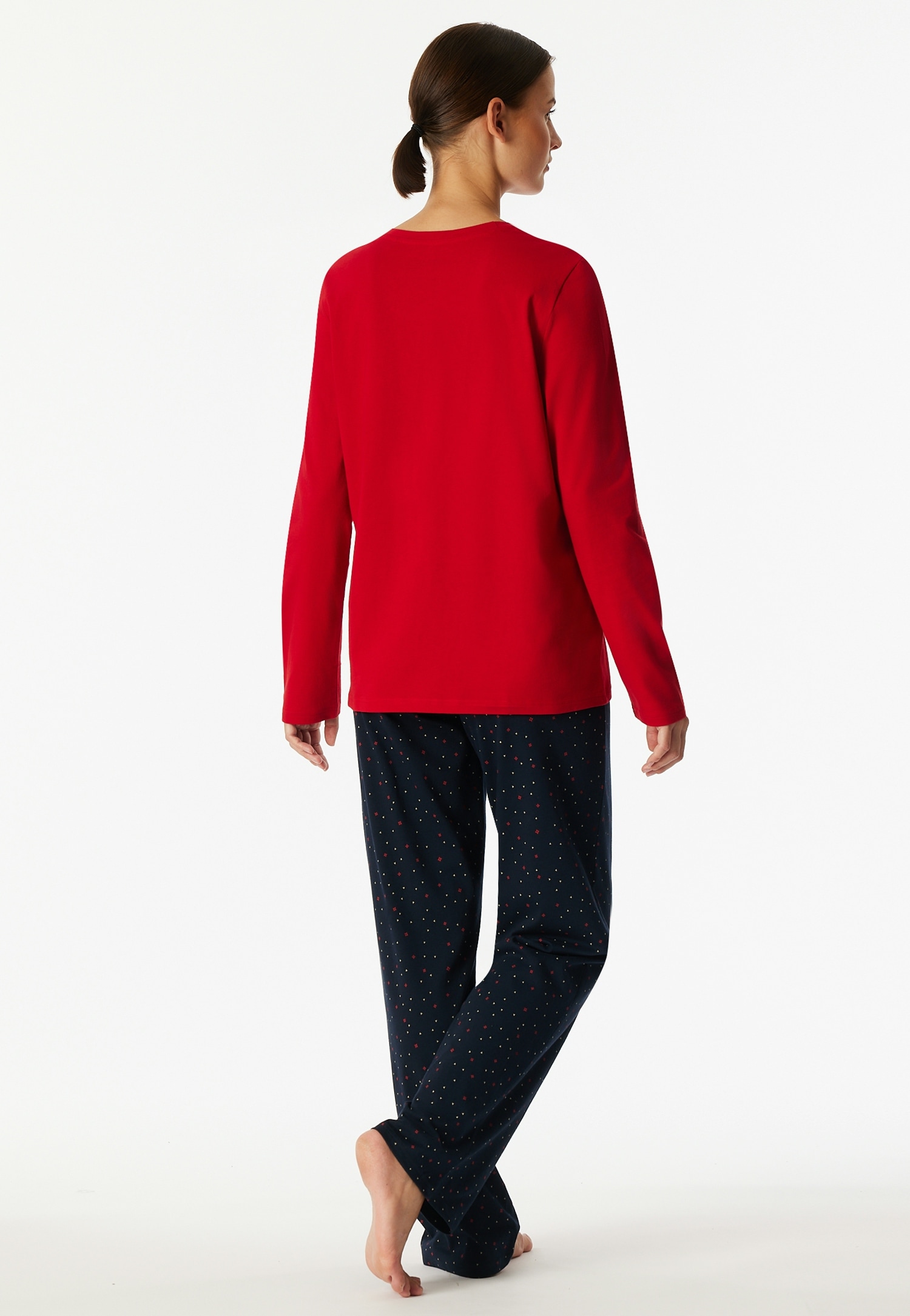 Schiesser Schlafanzug »Family« 0, 2 Stk. tlg., Langarm, Baumwolle, Rundhalsausschnitt