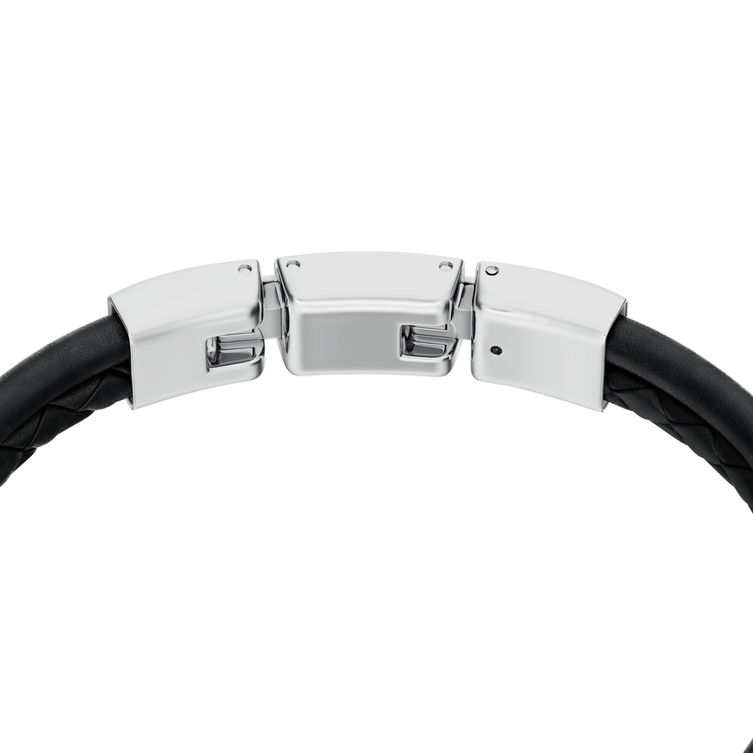 Fossil Armband »Schmuck Geschenk Edelstahl Leder Armschmuck Armkette Machine«