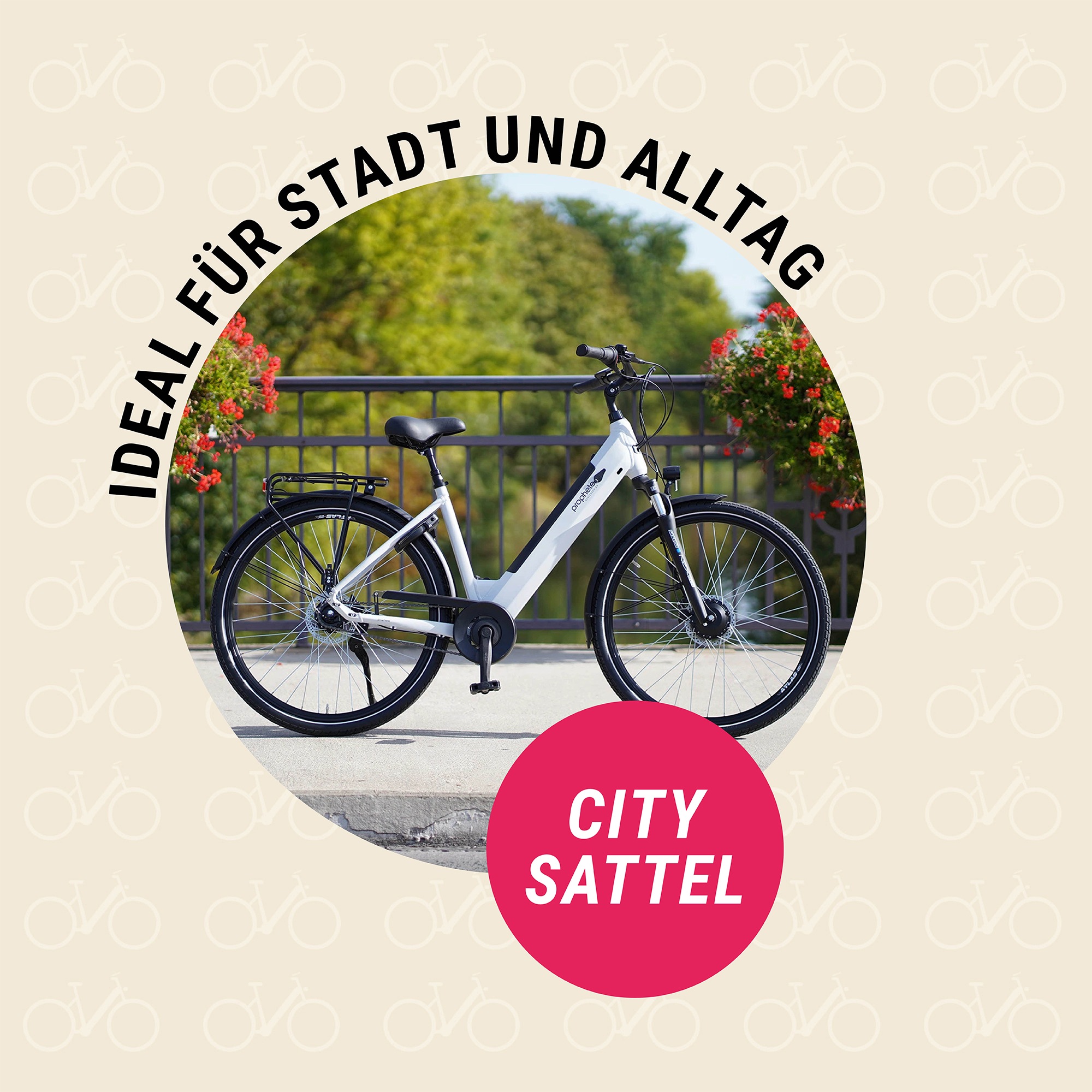 Prophete Fahrradsattel »Citysattel«