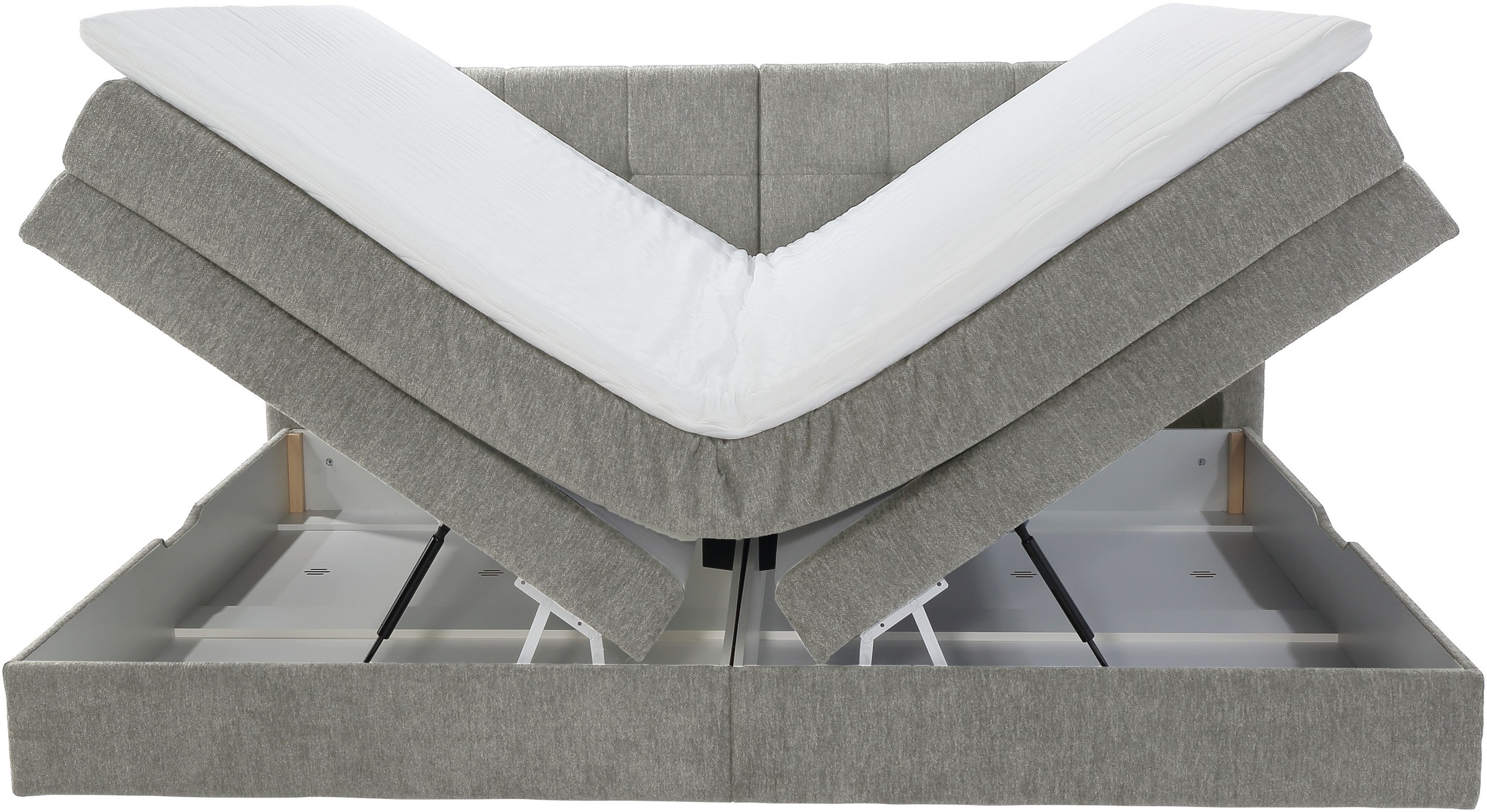 Jockenhöfer Gruppe Boxspringbett »Casa Grande in der Breite 240cm, Familienbett mit Bettkasten (1.000 L)« 7-Zonen-TTFK-Matratze, KS-Topper, verschiedene Härtegrade wählbar