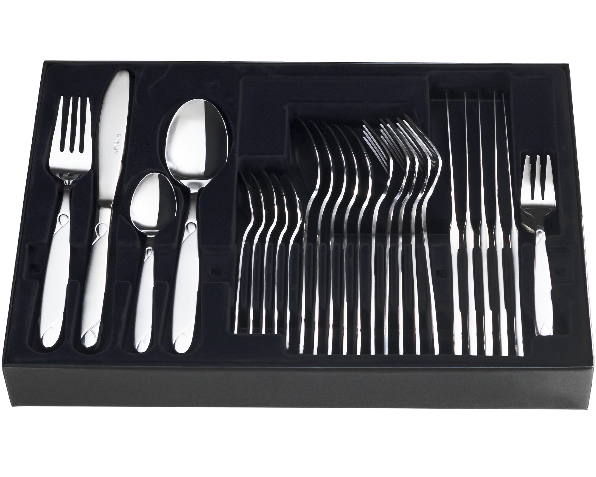 KING Besteck-Set »»Kochmann«« 2,5 mm, Edelstahl 18/0, inkl. Besteck-Etui, für 6 Personen