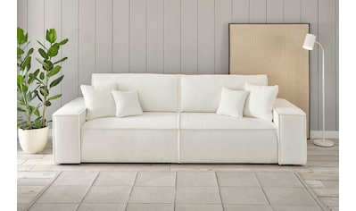 3-Sitzer »FINNLEY Schlafsofa 257 cm (200/136cm) mit Bettkasten«