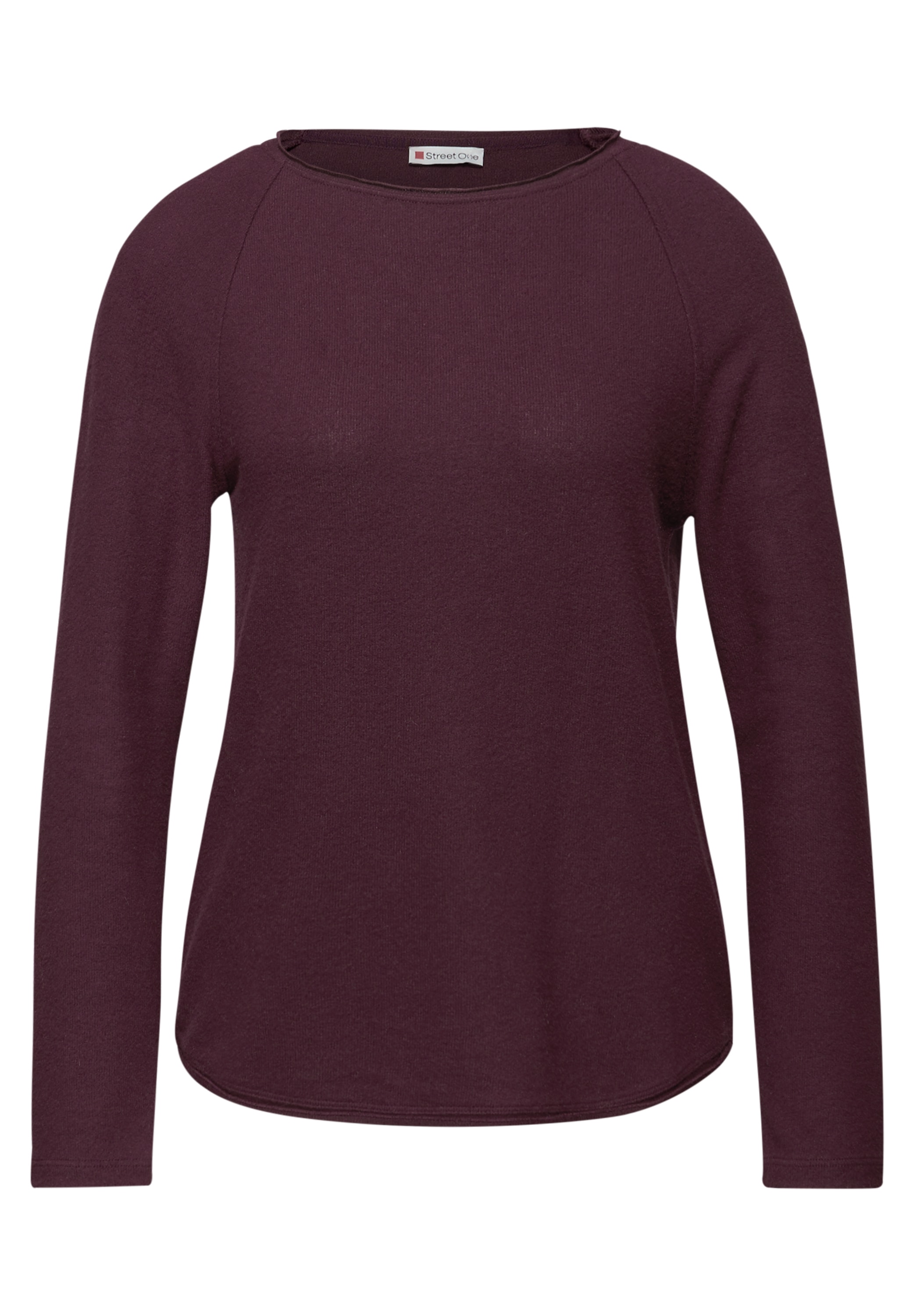 STREET ONE Langarmshirt aus softem Materialmix
