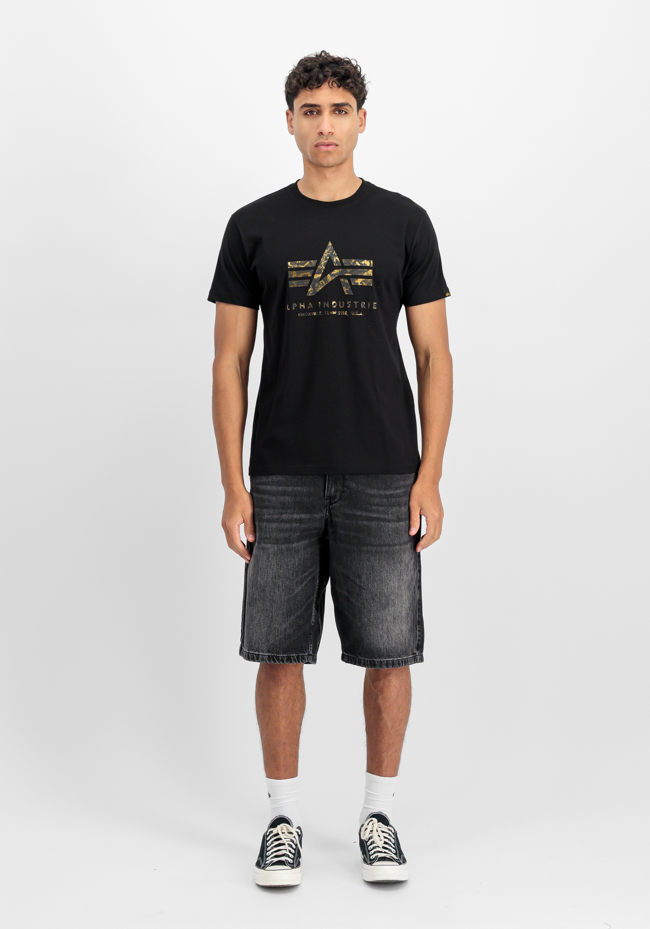 Alpha Industries T-Shirt »Basic T-Shirt BL Effect Print«