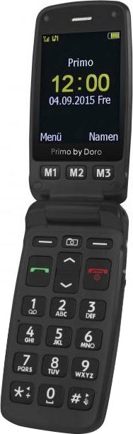 Doro Handy »Primo 406«, silberfarben, 6,1 cm/2,4 Zoll