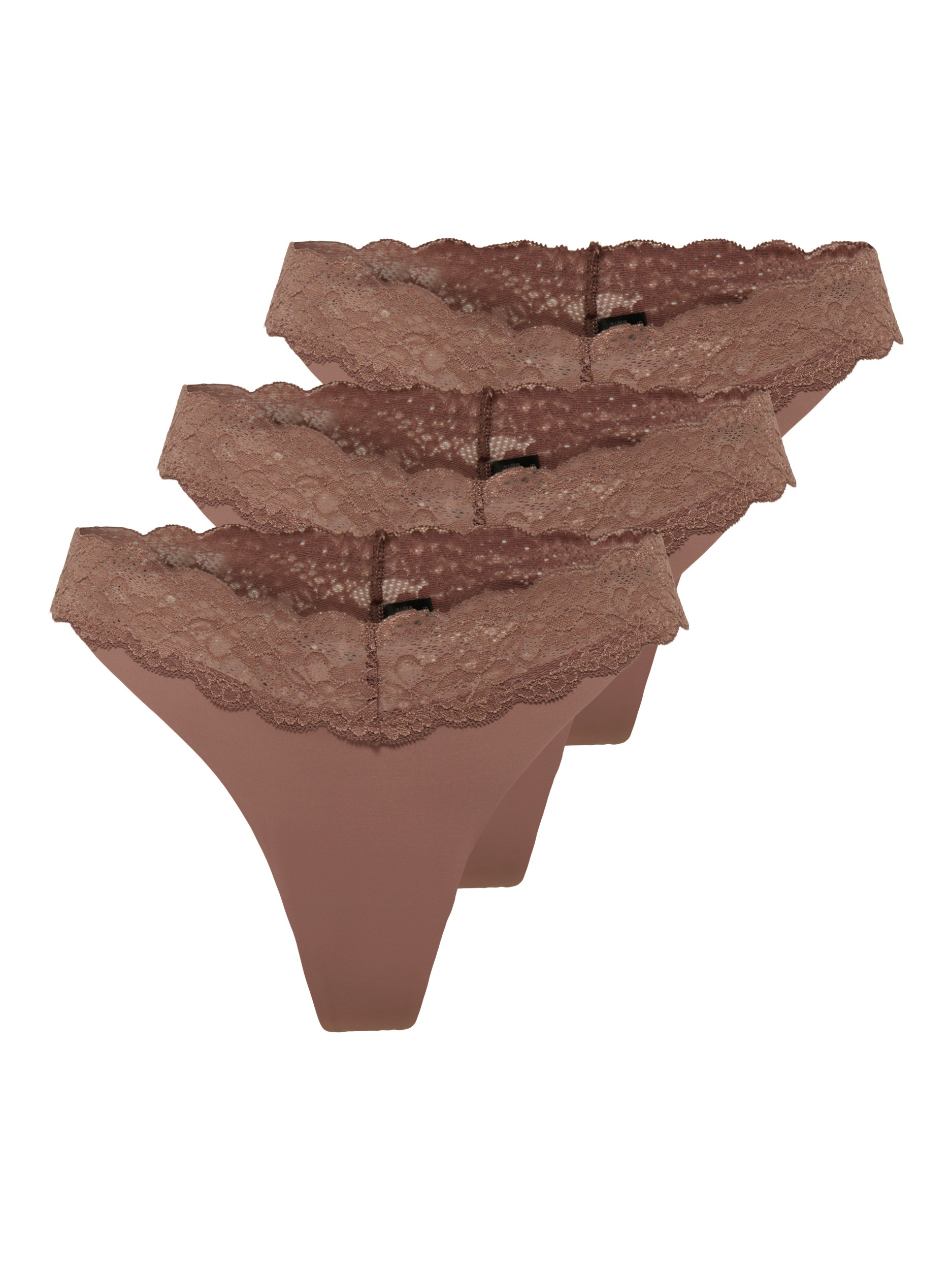 ONLY Tanga "ONLCHLOE LACE S.S THONG 3-PACK ACC" Packung, 3 Stk. günstig online kaufen