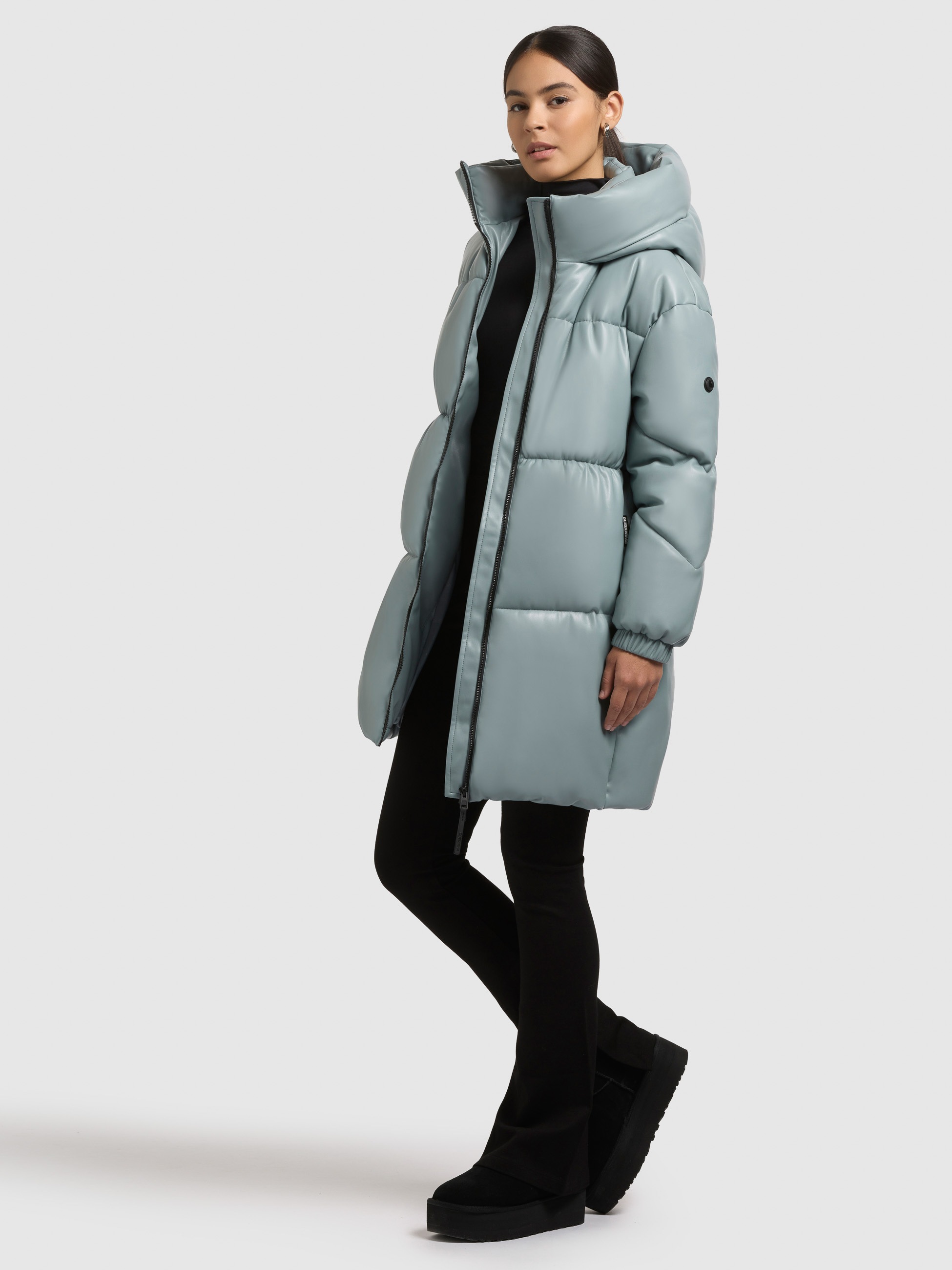 Thumbnail - khujo Lederimitatmantel "LORSA"