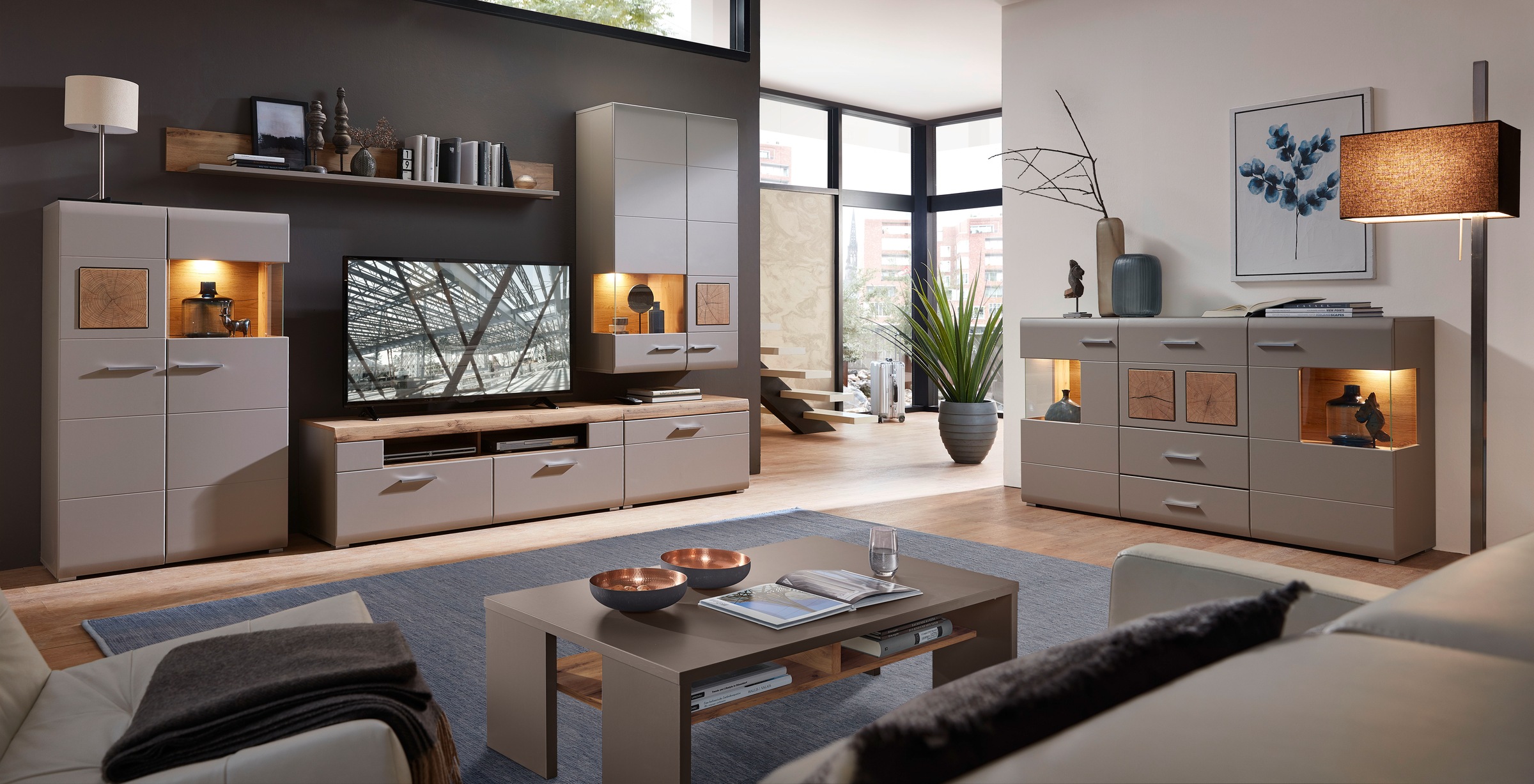 Innostyle Wohnwand "FUN PLUS II" 5 Stk. tlg. günstig online kaufen