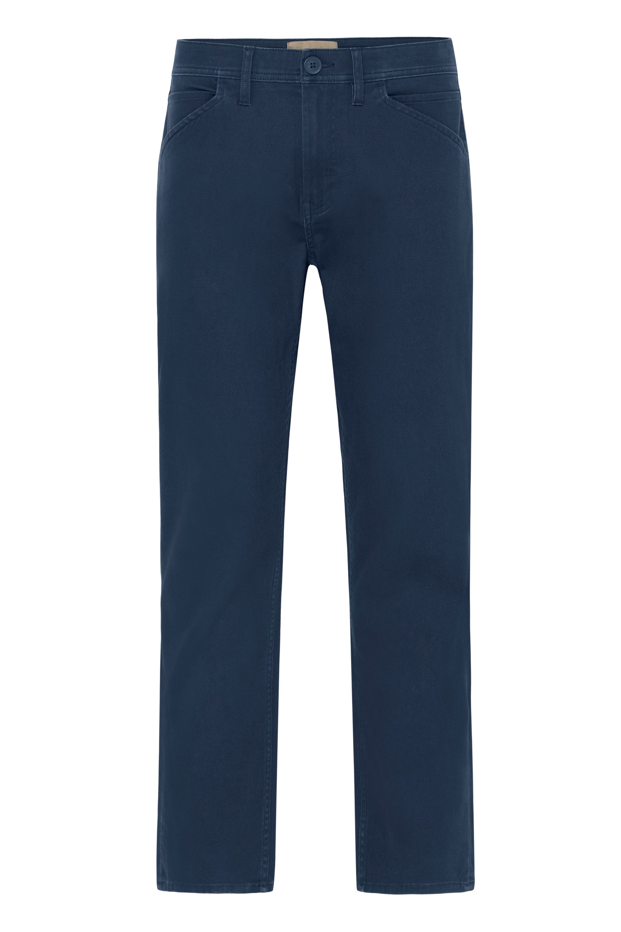 Chinohose BLEND "Chinohose BHMStipo", Herren, Gr. 38, Länge 32, blau (marineblaus), Obermaterial: 98% Baumwolle CO. 2% Elasthan EL., Hosen Chinohose 4
