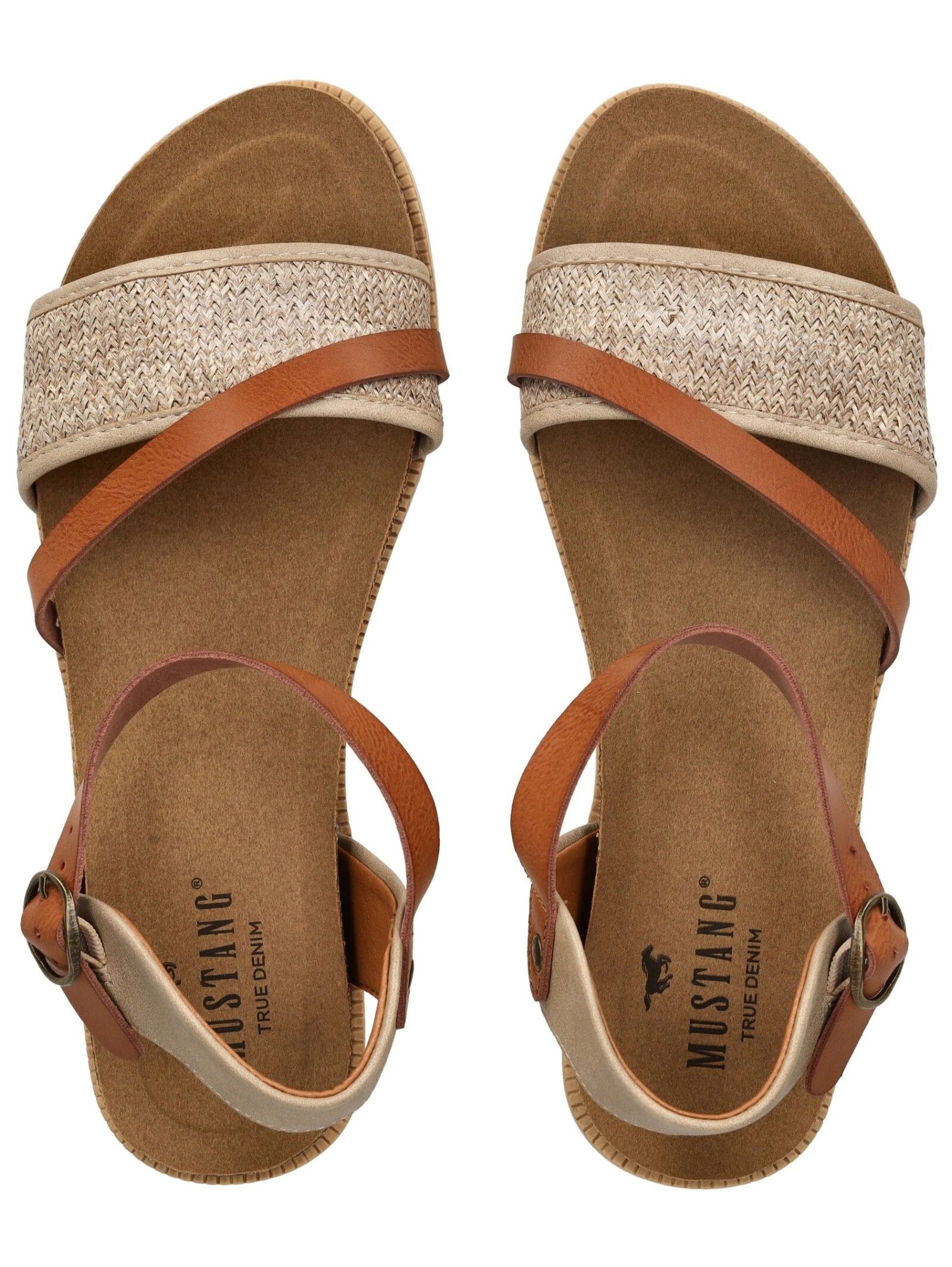 Mustang Shoes Riemchensandale »Mustang Shoes Sandalen Lederimitat/Textil«