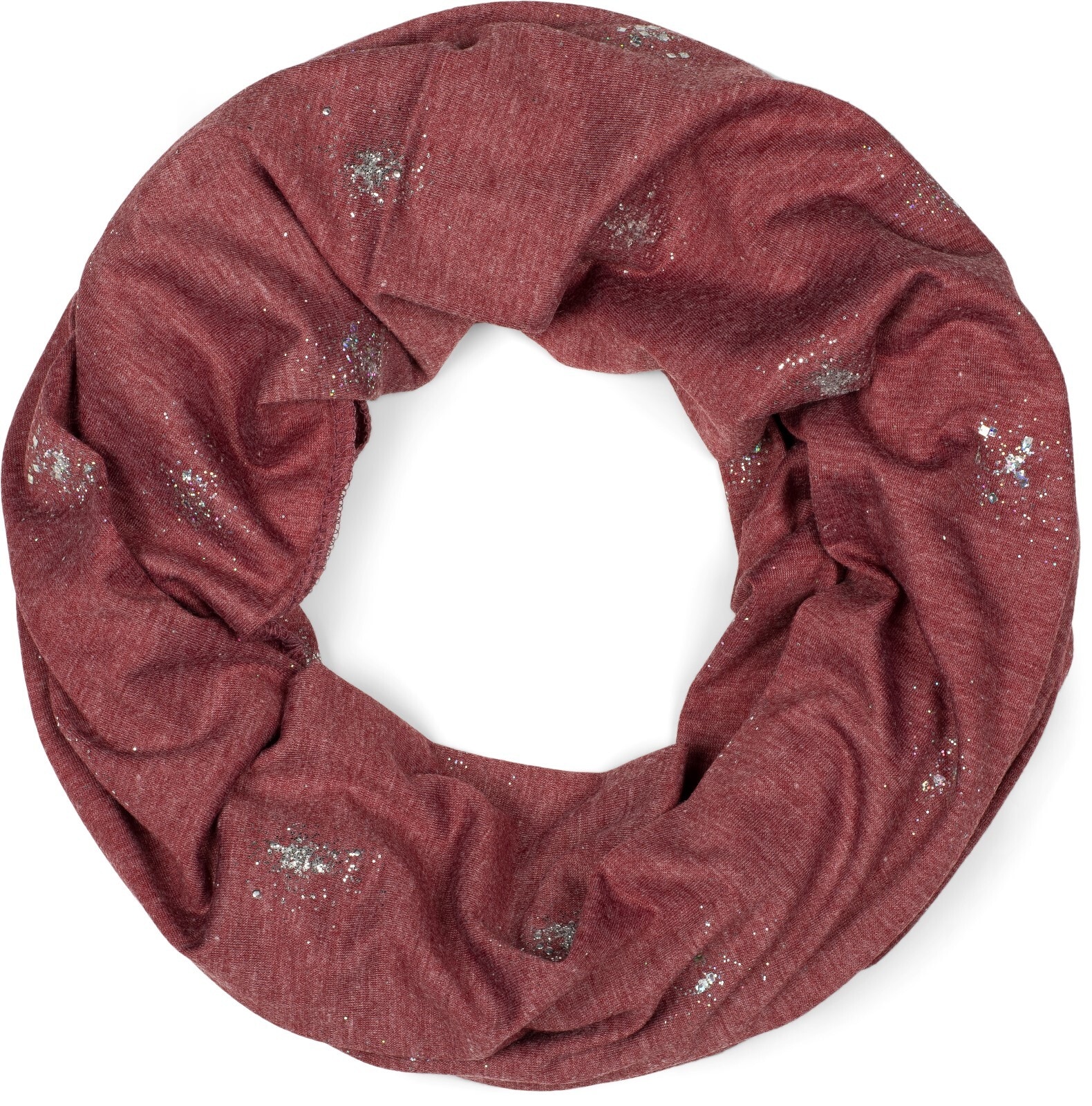 styleBREAKER Loop "Loop Schal mit Glitzer und Pailletten Punkte" 1 Stk. günstig online kaufen