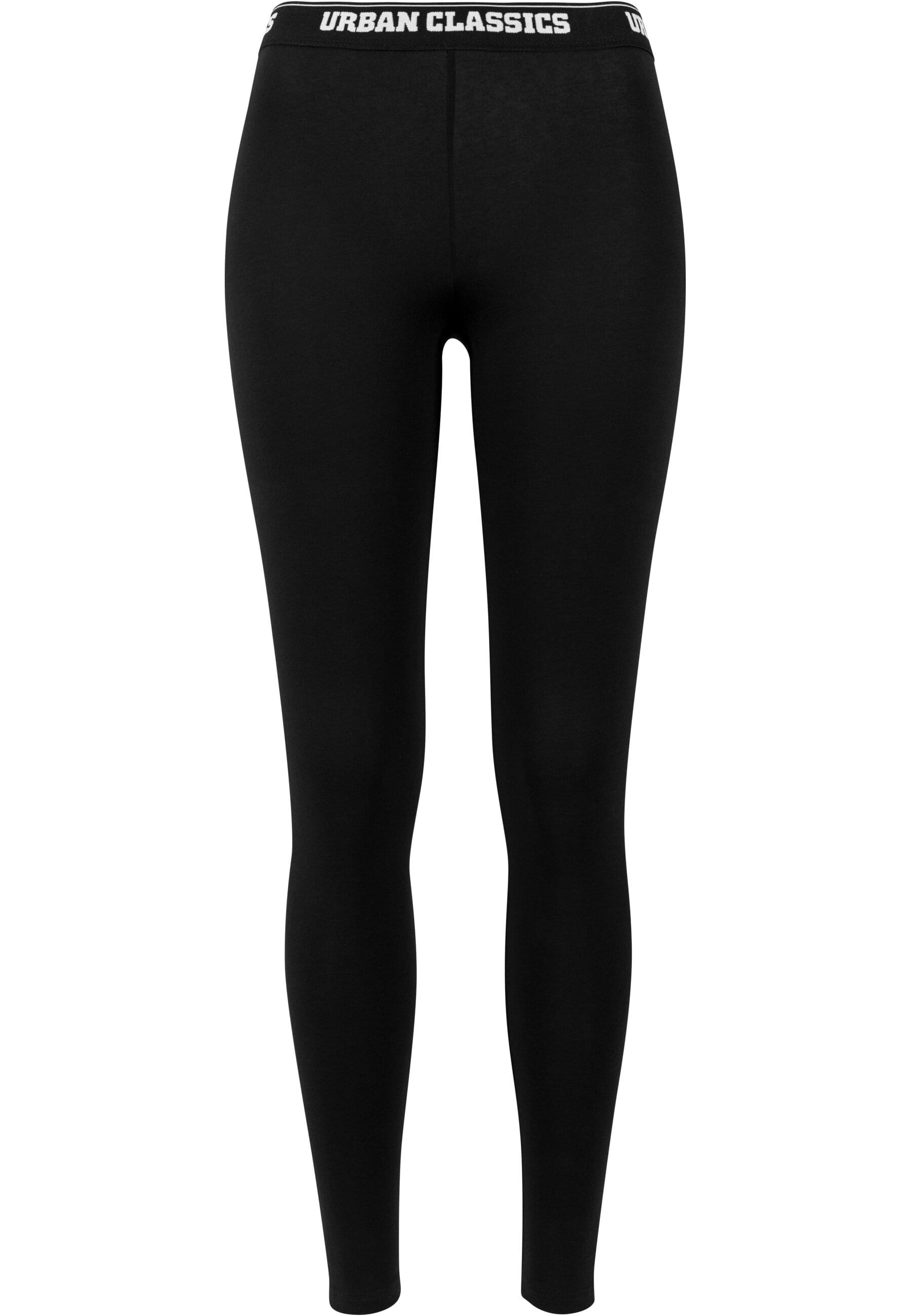 URBAN CLASSICS Leggings "Urban Classics Damen Ladies Logo Leggings", (1 tlg.)