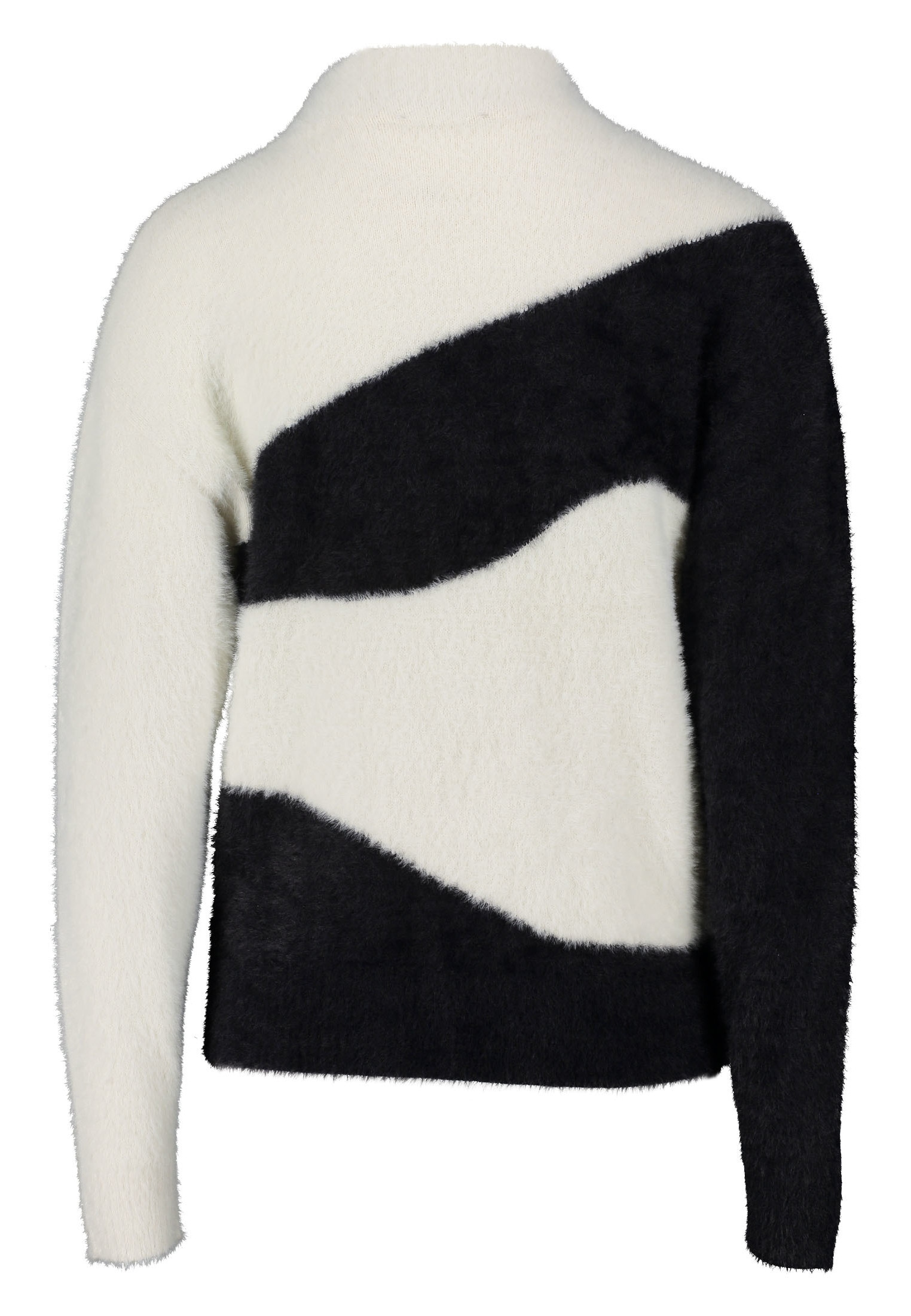 Zero Strickpullover »zero Pullover Colorblock Optik«, (1 tlg.), Plain/ohne Details