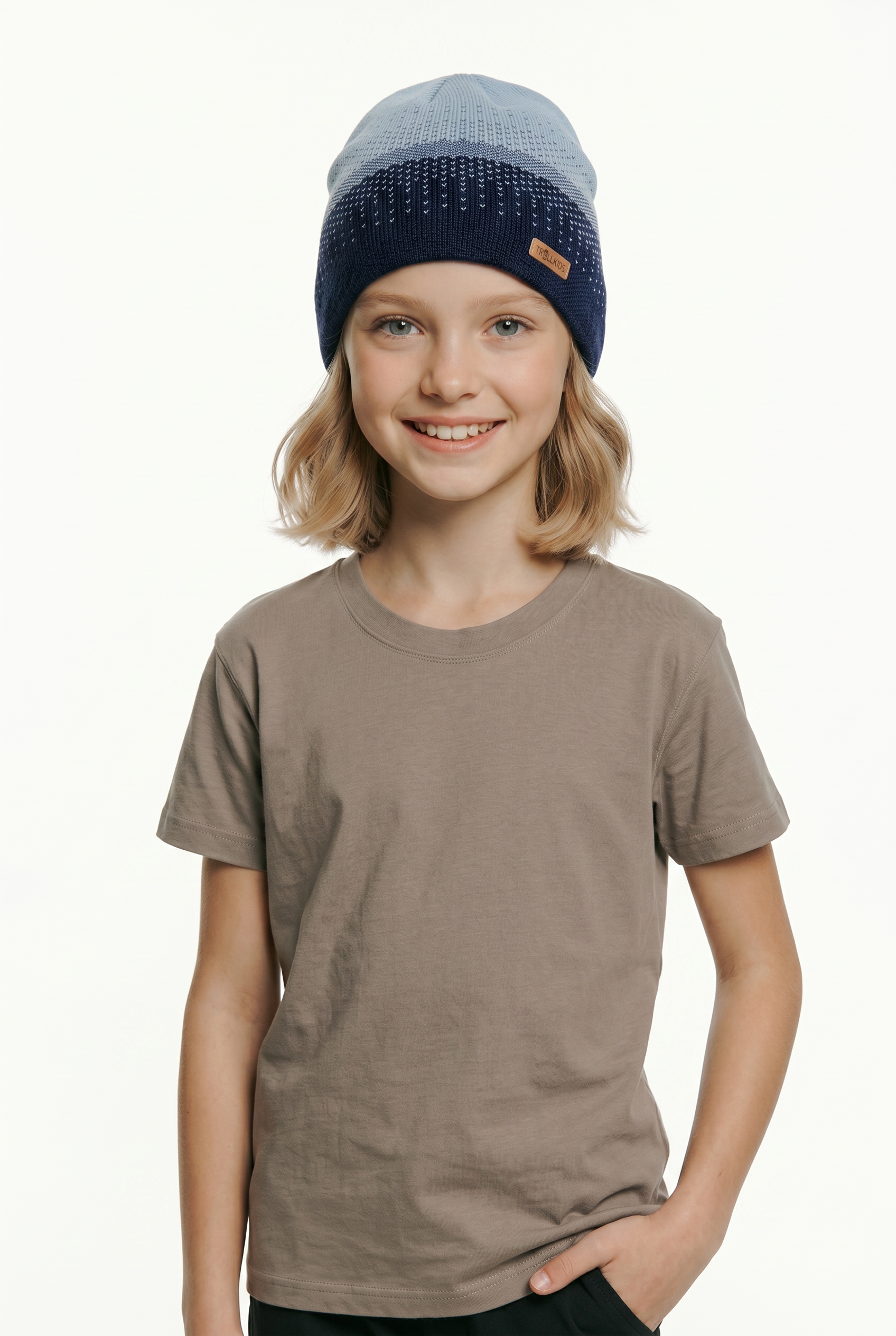 TROLLKIDS Strickmütze »KIDS MERINO CAP« mit Jacquard-Muster, atmungsaktiv