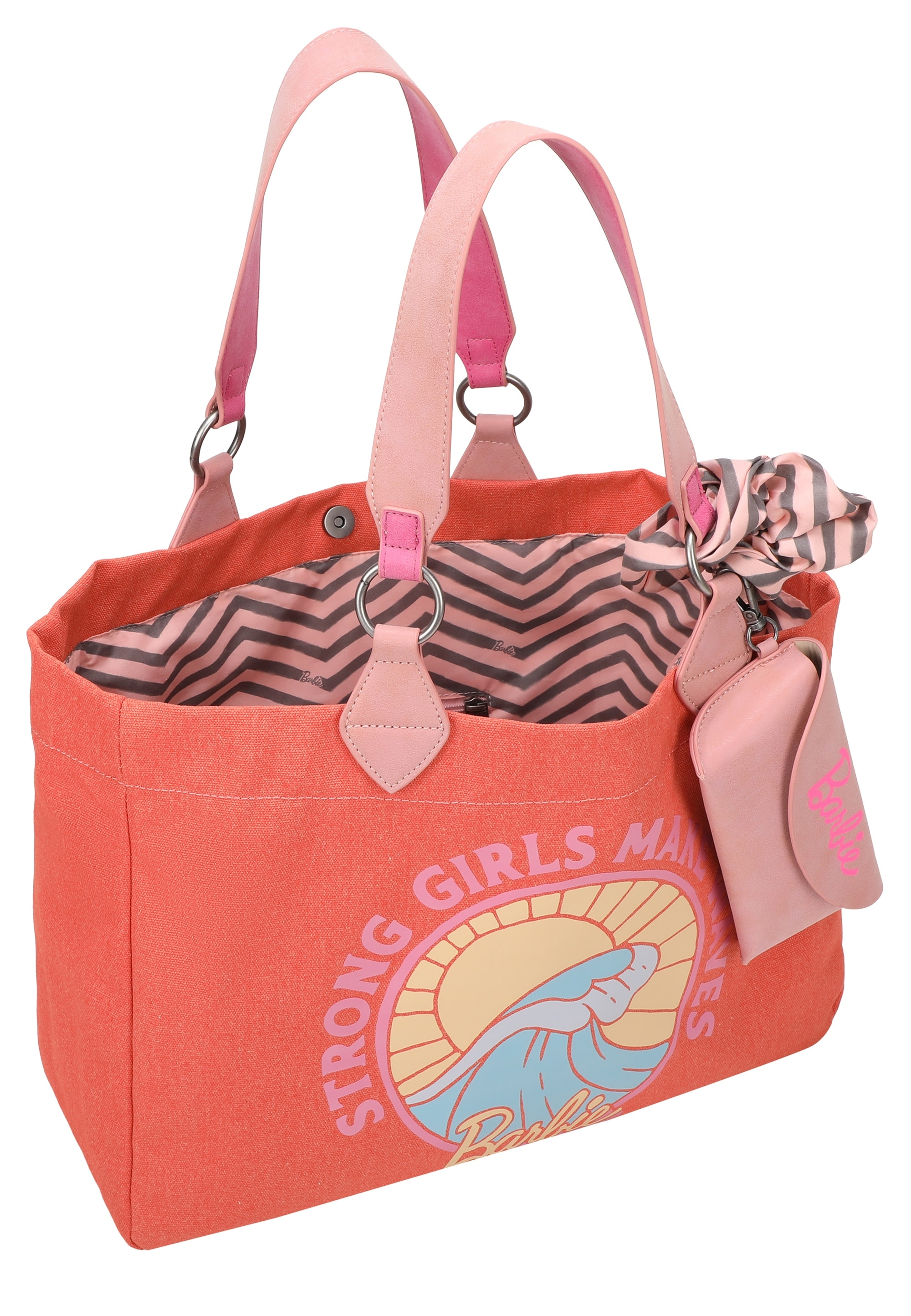 Fritzi aus Preußen Henkeltasche »Izzy Medium Big Wave Limited Barbie«, mit abnehmbarem Brillenetui