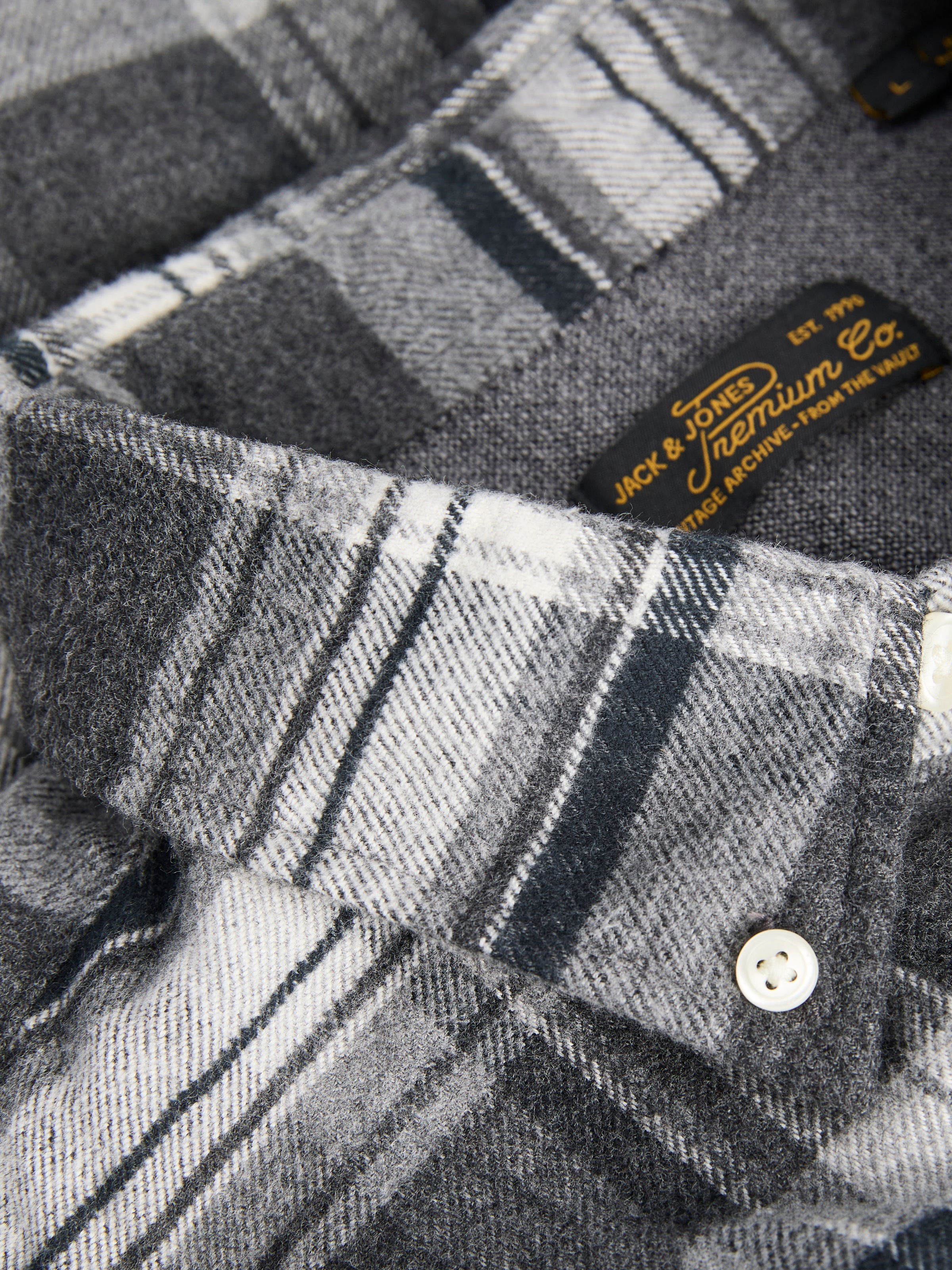 Jack & Jones Langarmhemd »JPRBLUSTANLEY FLANNEL L/S SHIRT BF« Baumwolle, regular fit