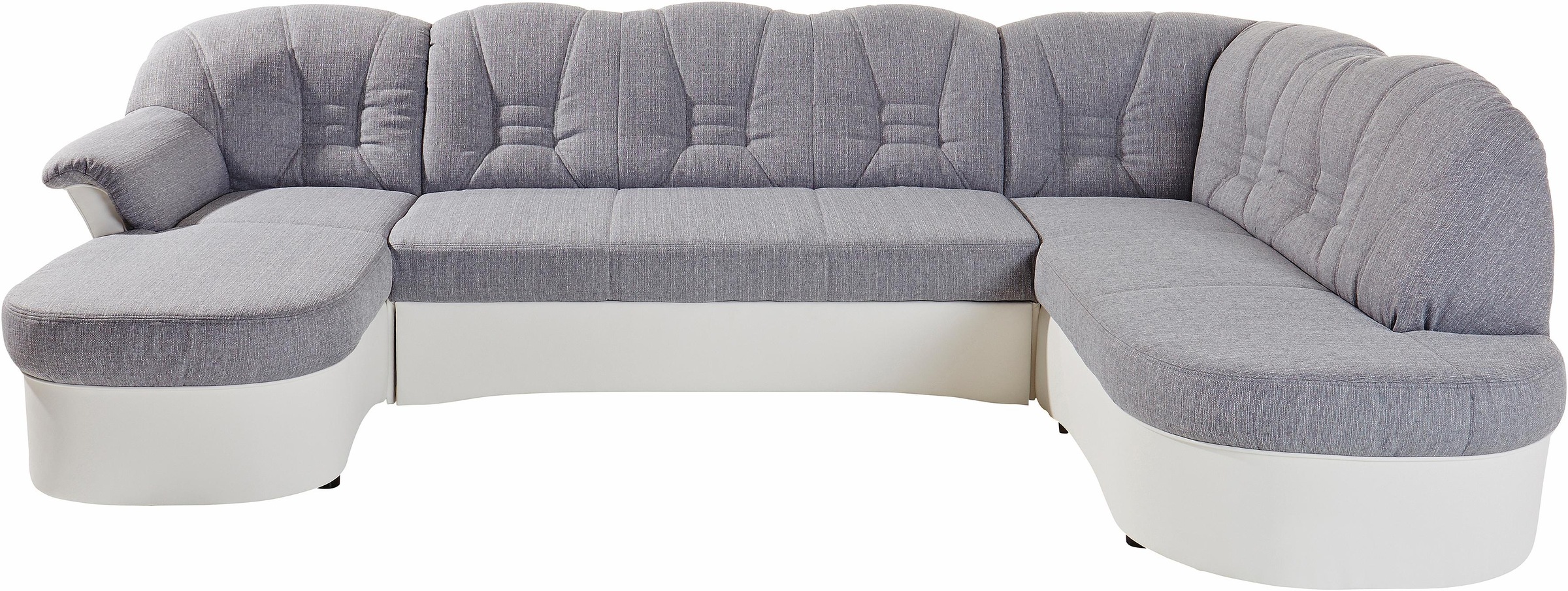 DOMO collection Wohnlandschaft "Elva, zeitloses Design, elegante Rückenstep günstig online kaufen