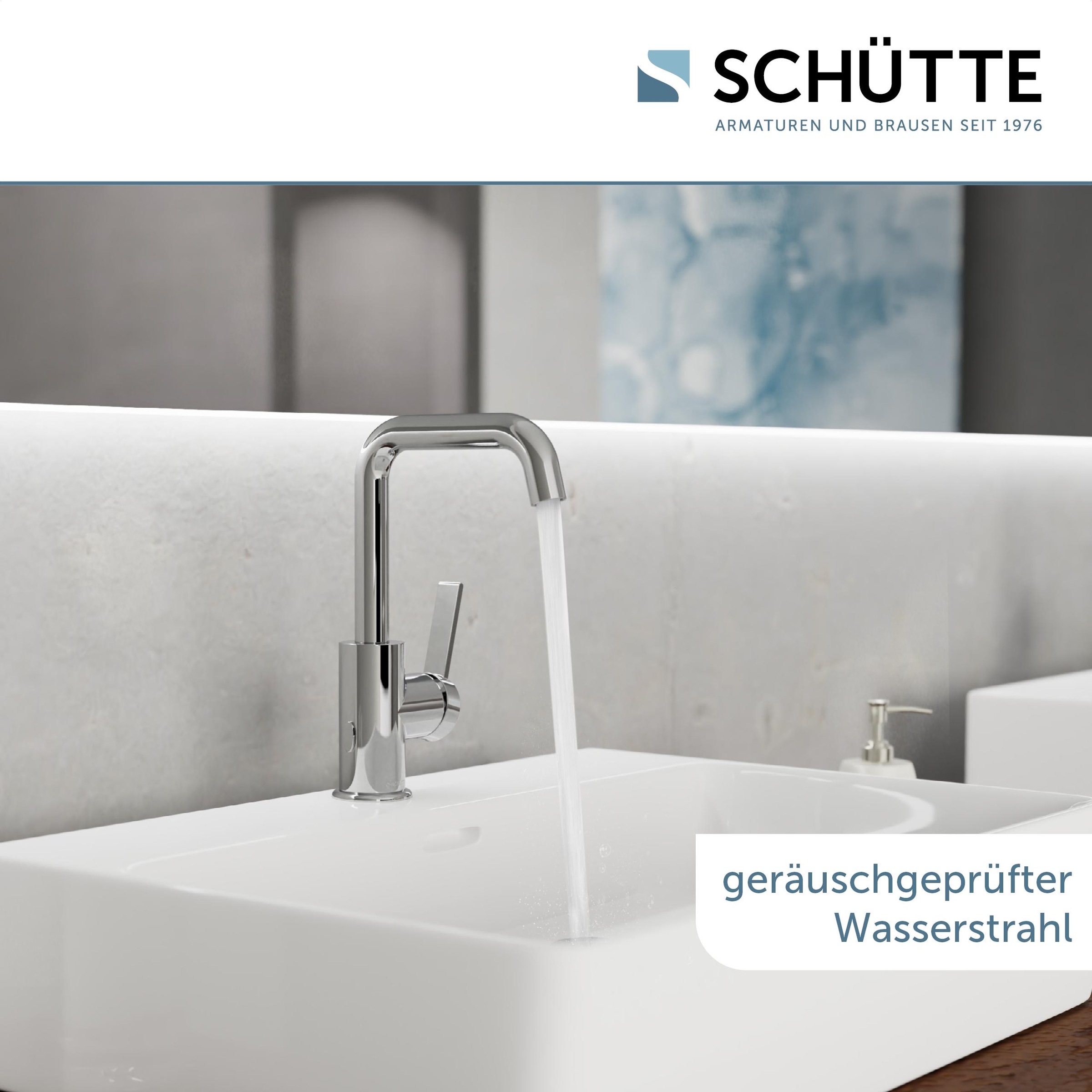 Schütte Waschtischarmatur »»LOS ANGELES««, (1 St.), Praktische Cold-Start-Funktion zum Energiesparen