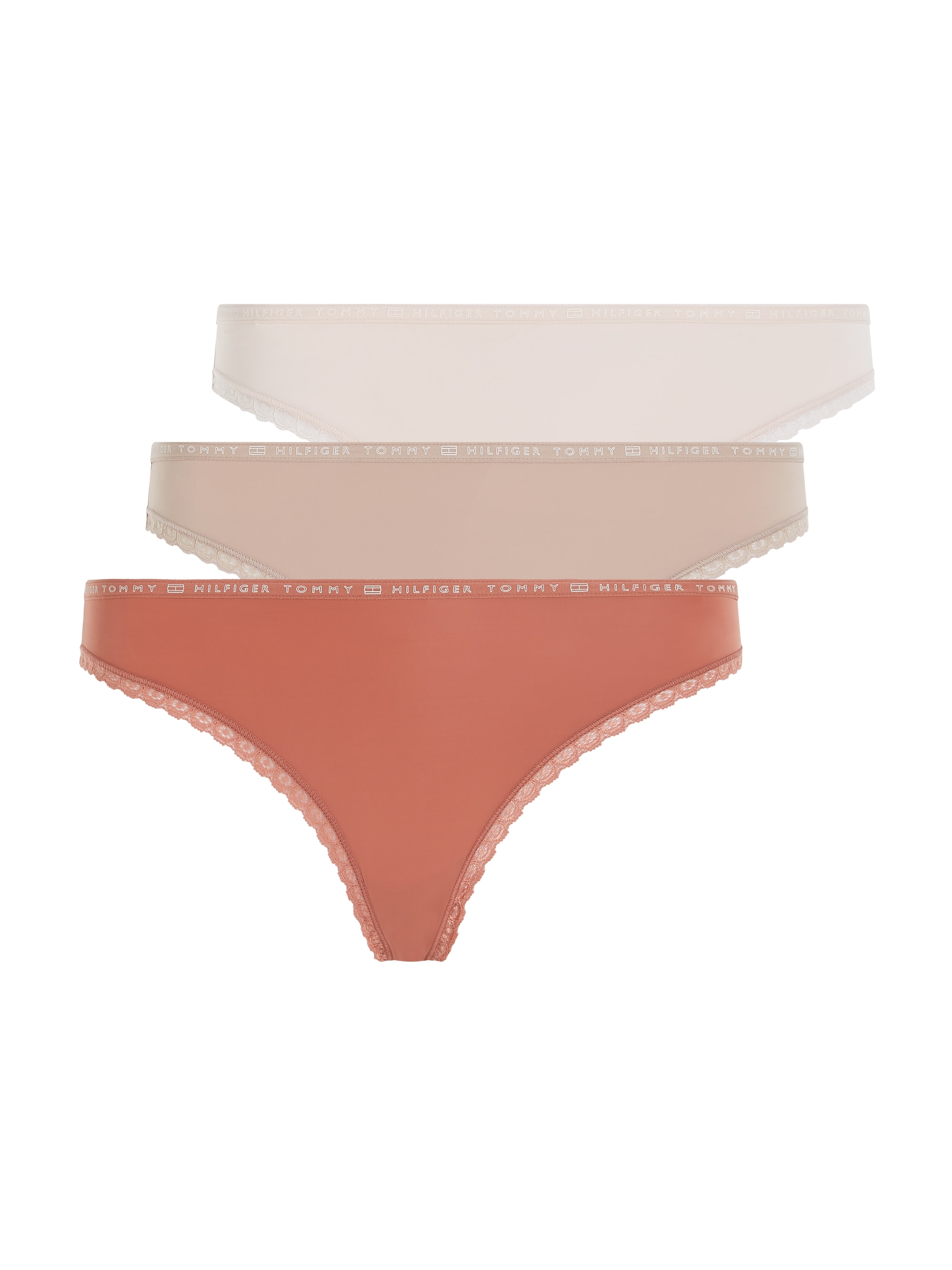 Tommy Hilfiger Underwear Bikinislip »3P BIKINI«, (Packung, 3er-Pack), mit Spitzenkante 6 Tommy Hilfiger Logo-Elastiktape