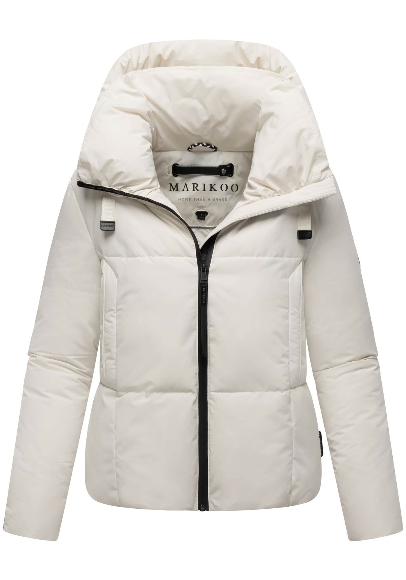 Marikoo Winterjacke »Ninikaa«, kurze Winter Jacke mit extra hohem Windschutzkragen
