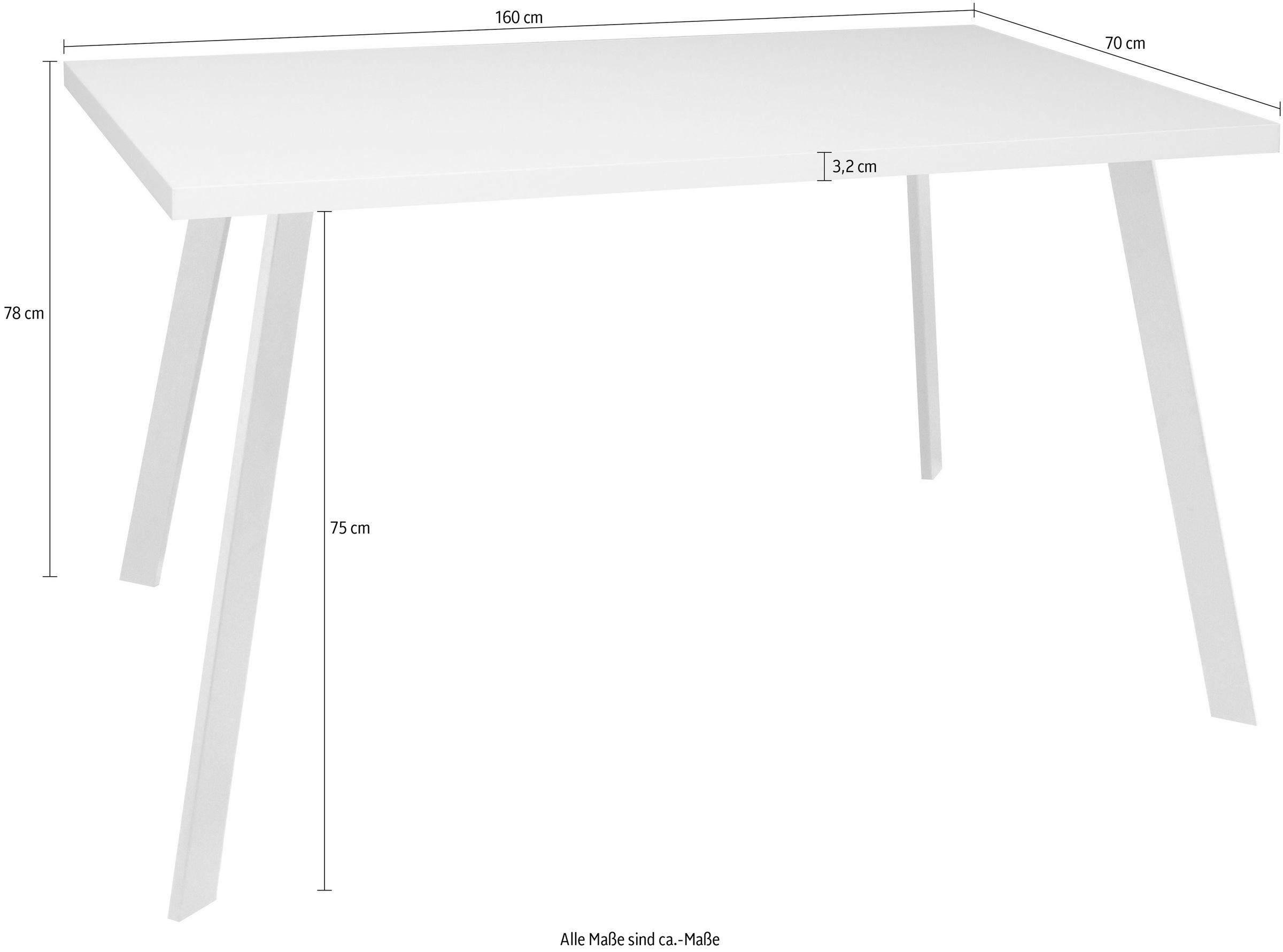 Mäusbacher Schreibtisch »Big System Office«, Breite 160 cm