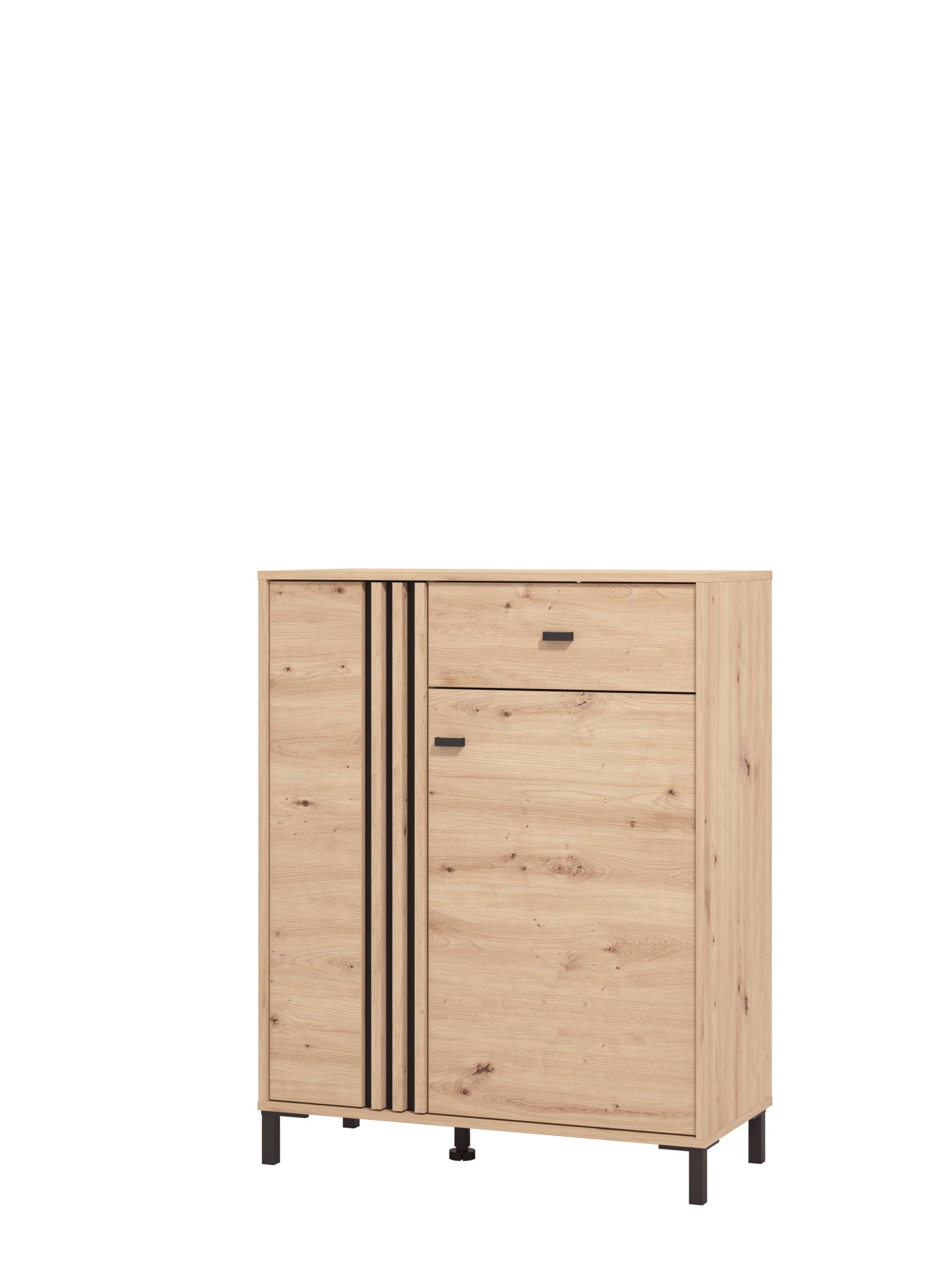 Home affaire Schuhschrank "LAVAL Schuhregal, Schuhkommode" Drei Regale und eine Schublade. Gesamtbreite 86,5 cm