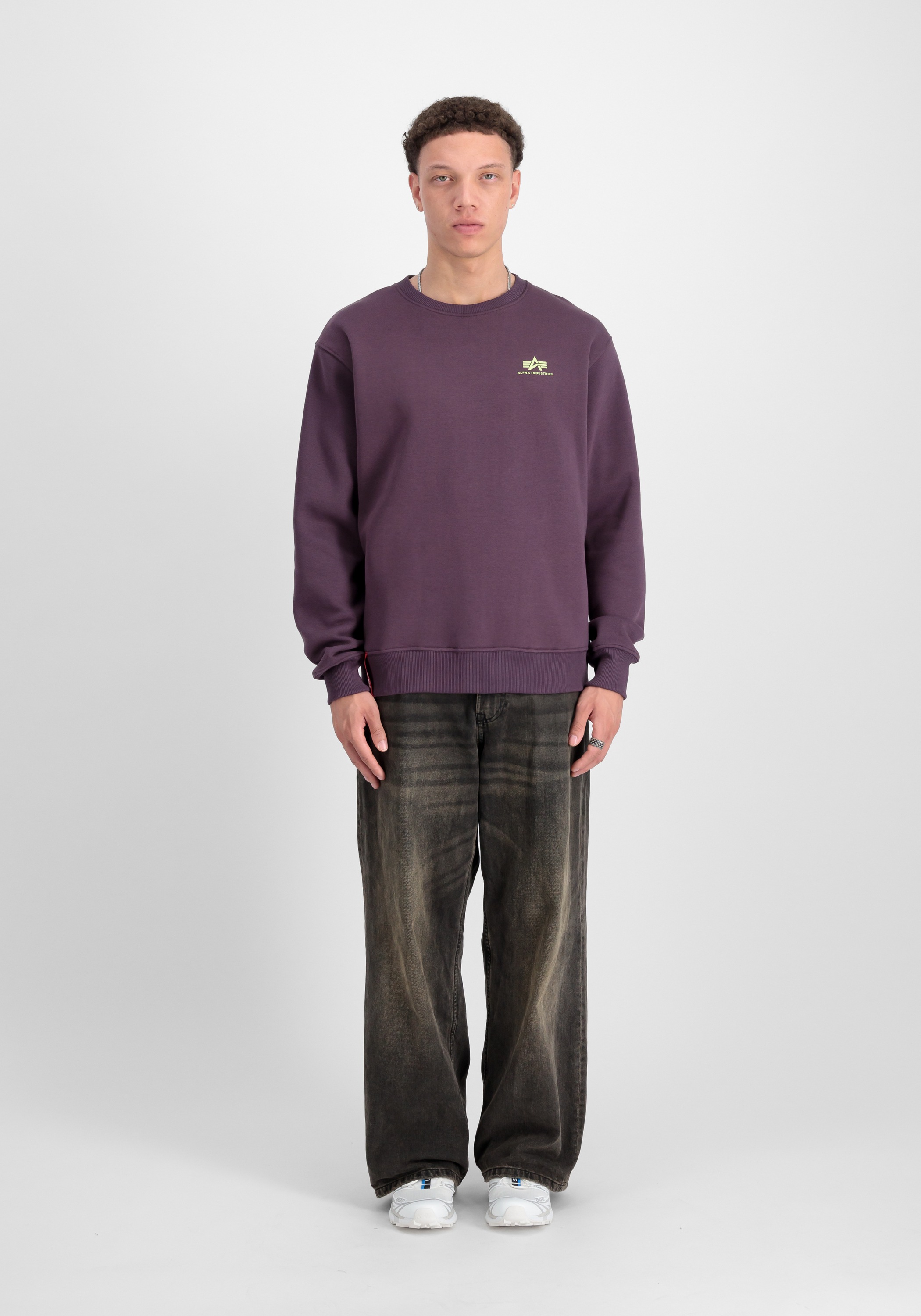 Thumbnail - Alpha Industries Sweater "Alpha Industries Men - Sweatshirts Basic Sweater Small Logo"