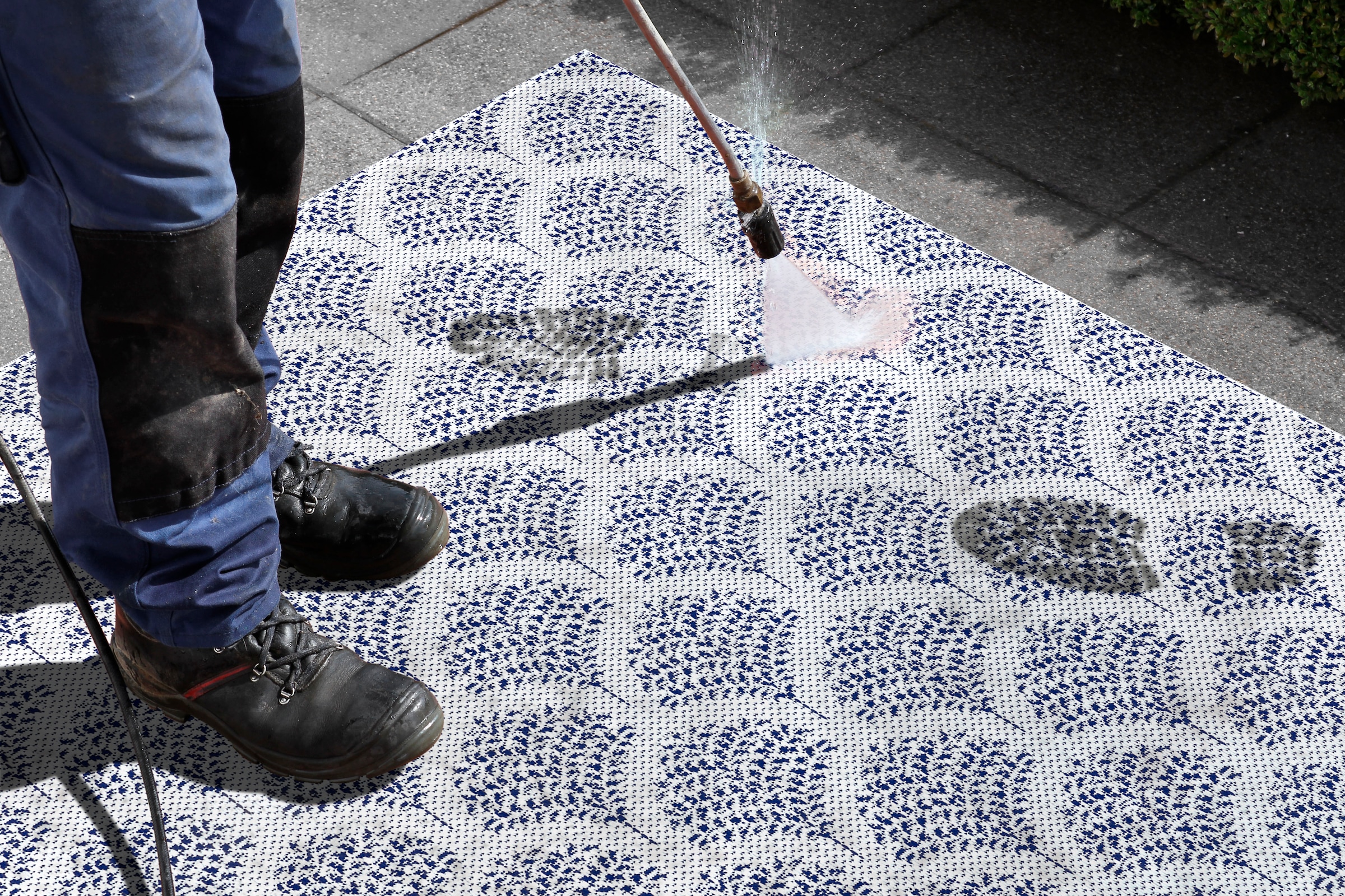 my home Teppich »Maren«, rechteckig, 3 mm Höhe, In- und Outdoor-Teppich, Strapazierfähig und pflegeleicht, Flachgewebe