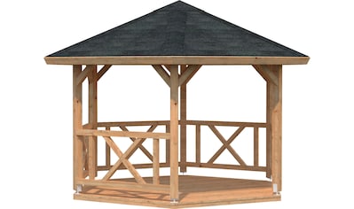 Palmako Holzpavillon »Betty«, BxT: 423x423 cm, hellbraun kaufen