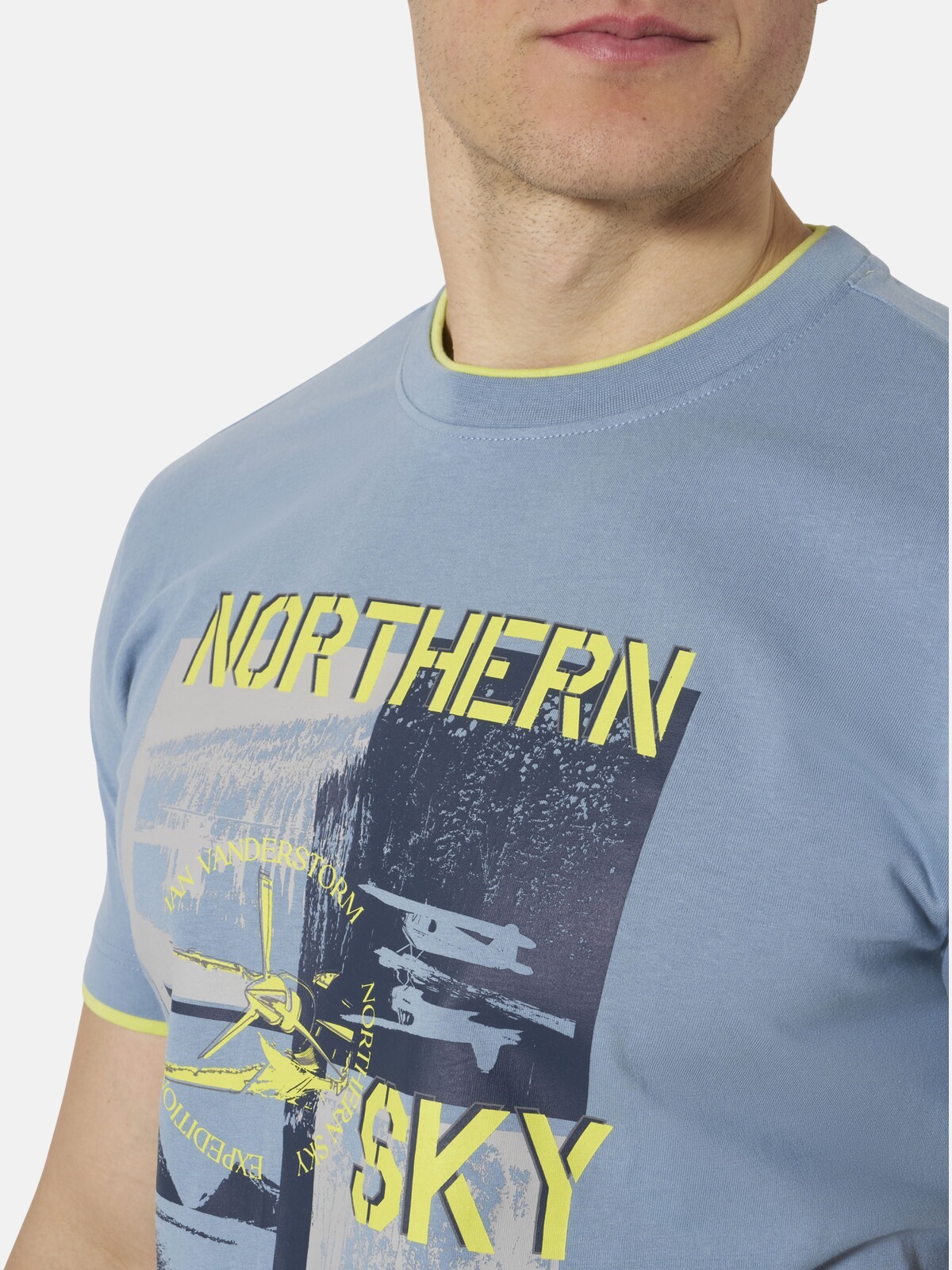 Jan Vanderstorm T-Shirt »T-Shirt HENTUR«