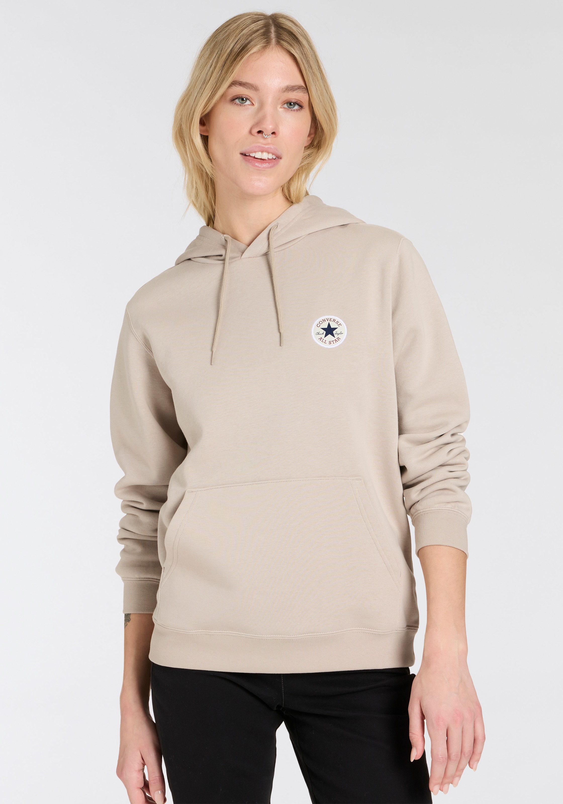 Converse Kapuzensweatshirt "CONVERSE GO-TO CHUCK TAYLOR PATCH HOODIE" günstig online kaufen