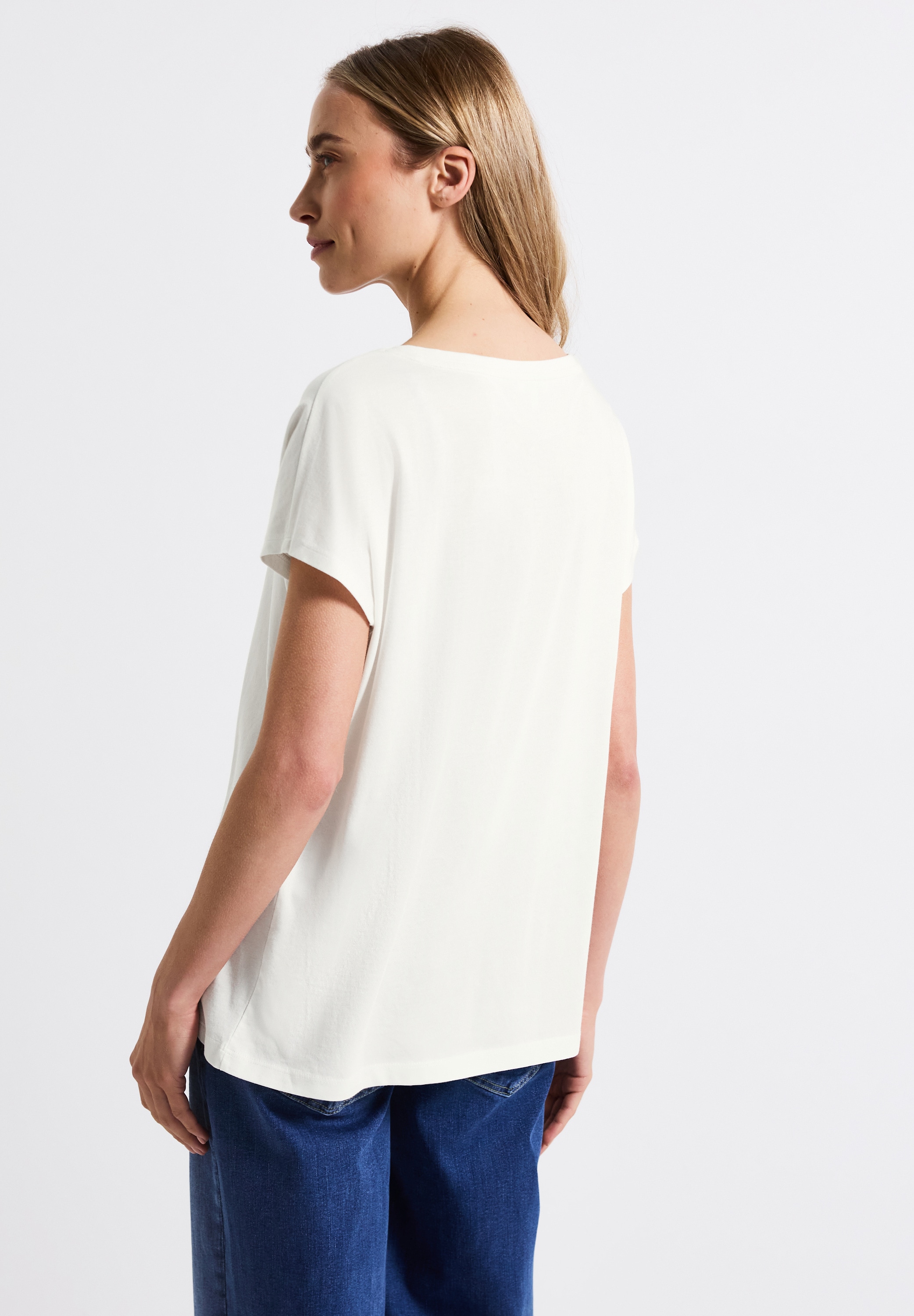 STREET ONE Shirttop, mit Schriftzug