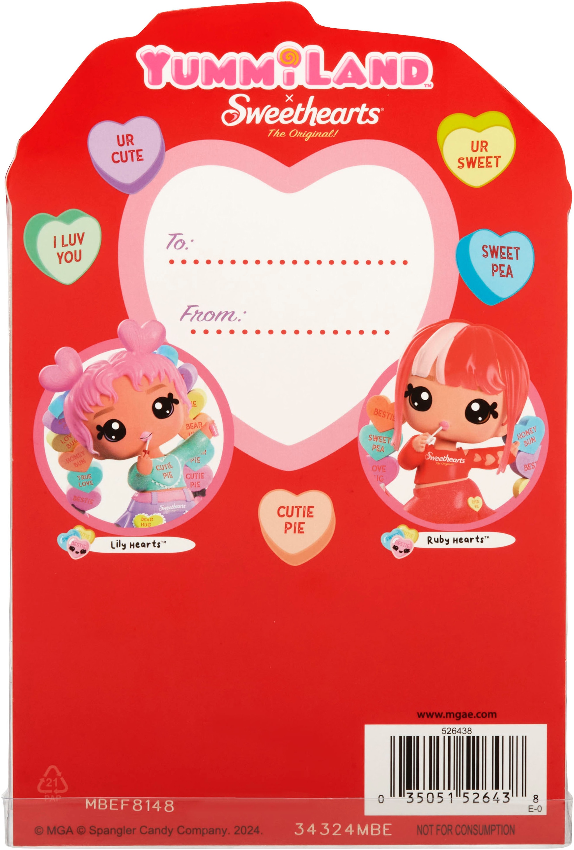 Minipuppe »Yummiland Sweet Lip Gloss-Ruby Hearts«, inklusive Schlüsselanhänger