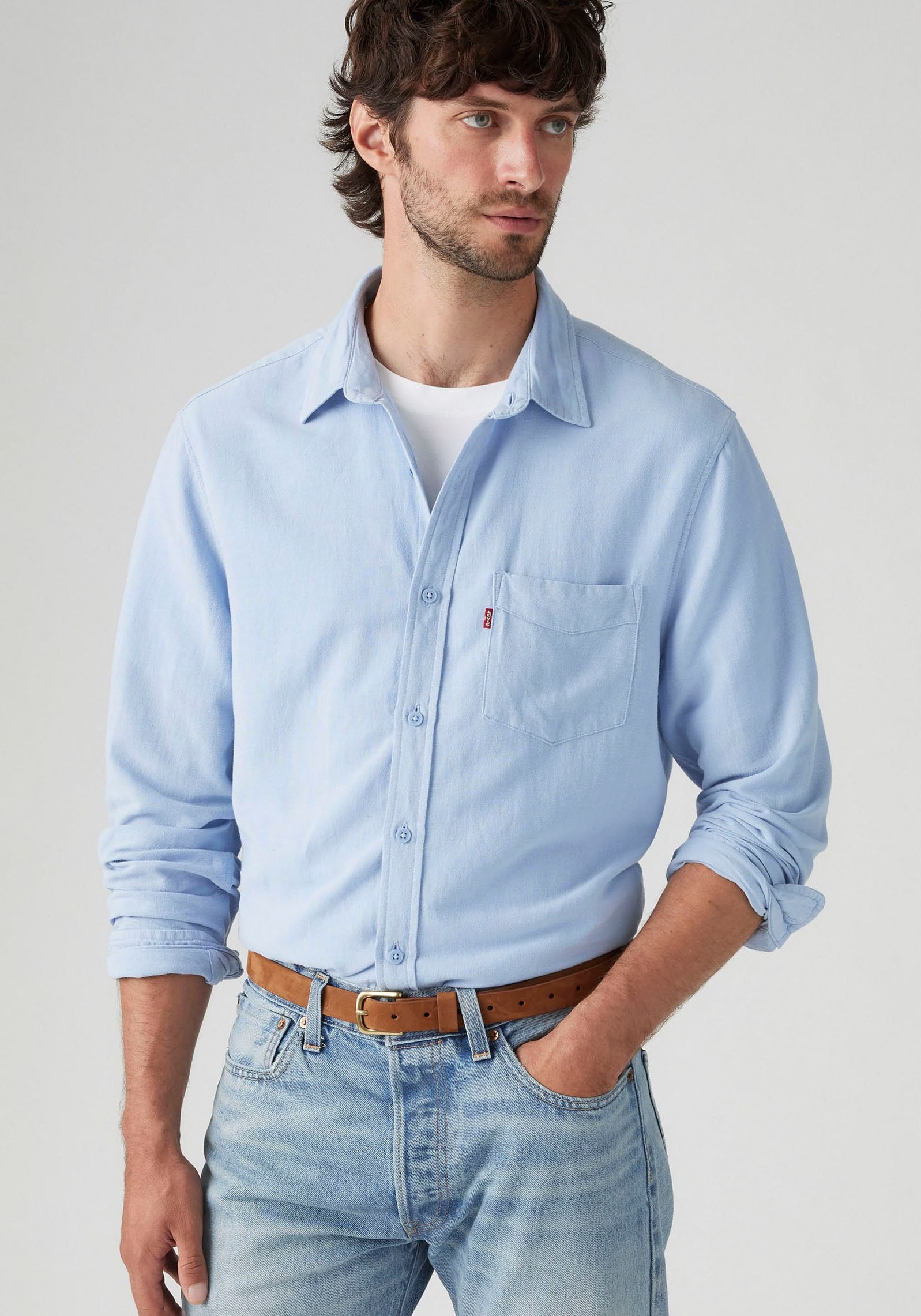 Levi's® Ledergürtel »NEWNARROW«, Unisex
