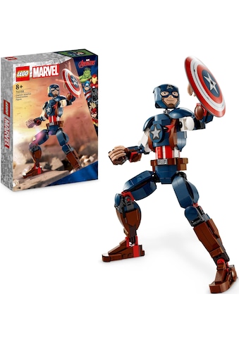 Konstruktionsspielsteine »Captain America Baufigur (76258), LEGO® Marvel«, (310 St.),...