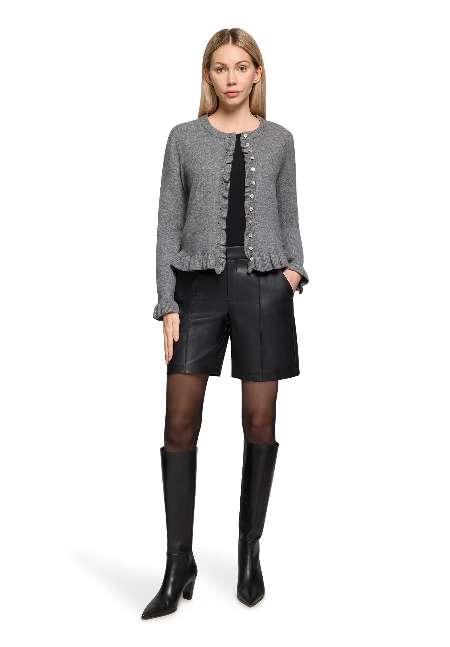 Cartoon Shorts »Damen mit Biesen«