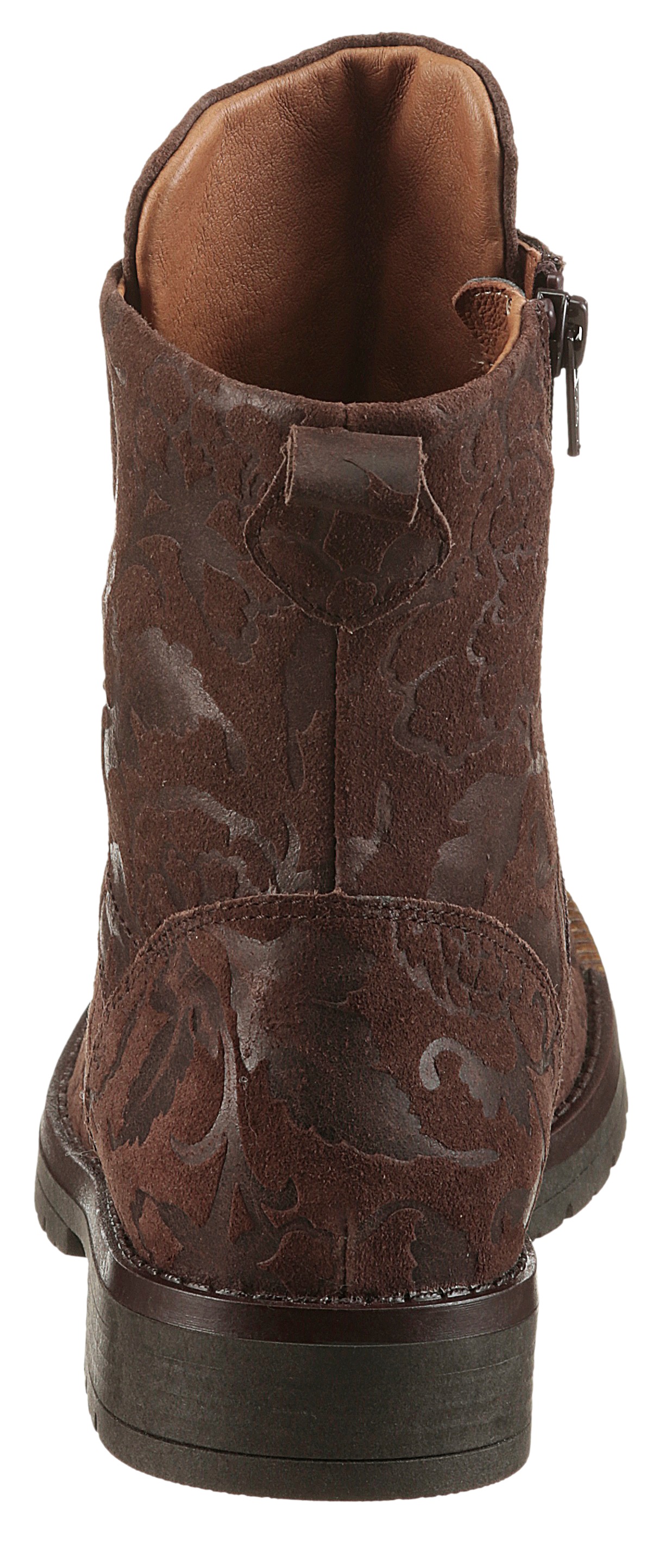 Waldläufer Schnürstiefelette "G-RAVINA" Schnürboots, Blockabsatz, in floral günstig online kaufen