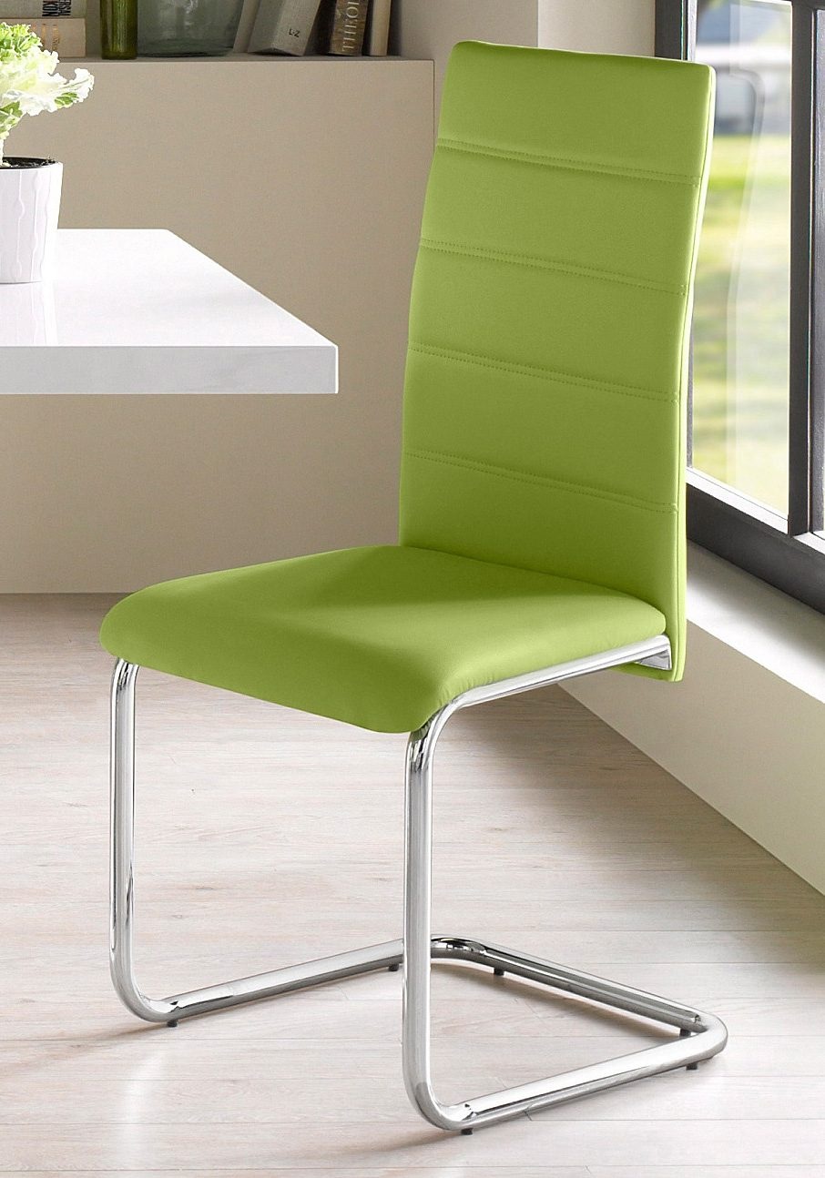 OTTO home Freischwinger "Adora" (Set) 4 Stk.(2 oder 4 Stück) Bezug in Kunst günstig online kaufen