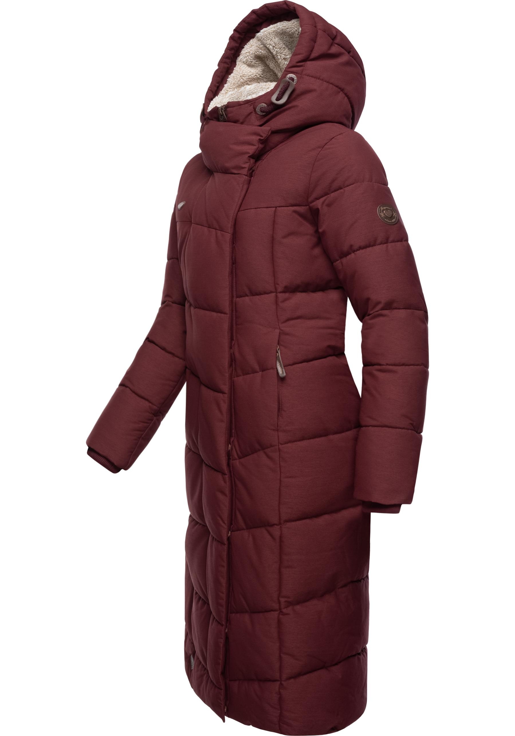 Ragwear Wintermantel "Pavla Long", extralanger Winterparka mit Teddyfutter günstig online kaufen