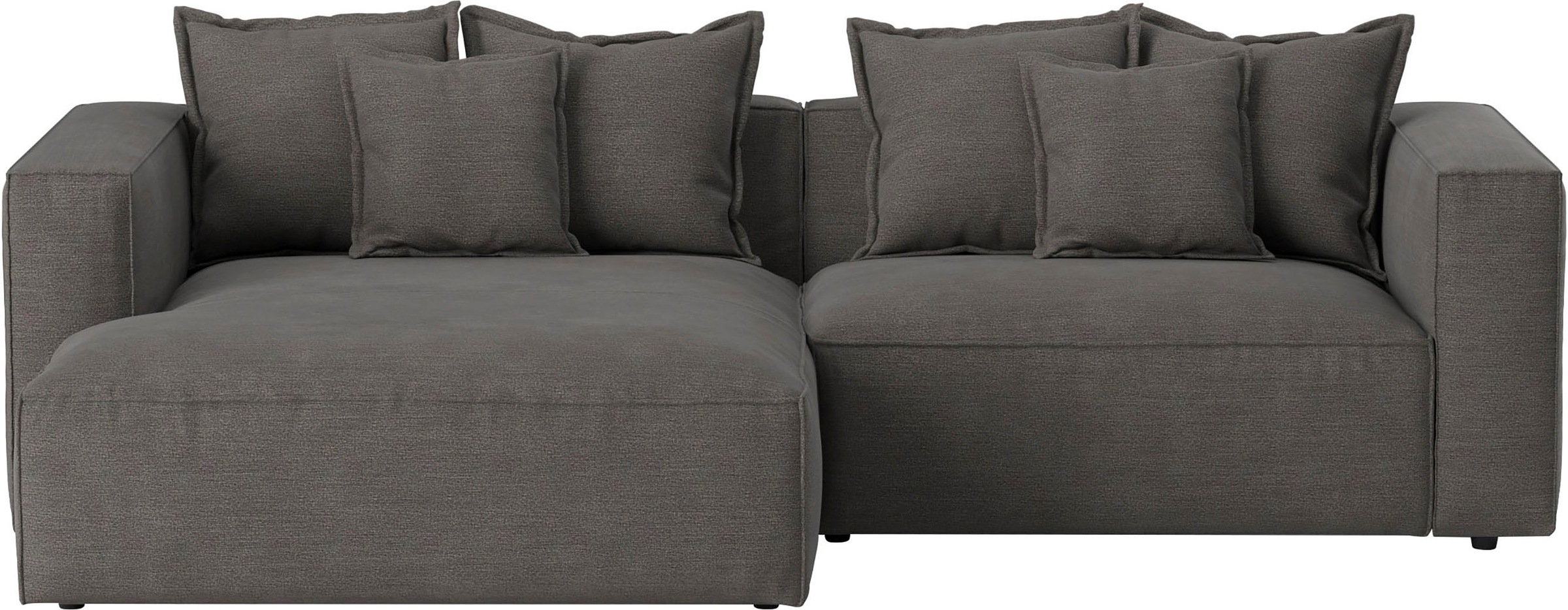 INOSIGN Ecksofa "Cowboy L-Form", mit 6 Kissen, kubisches Sofa günstig online kaufen